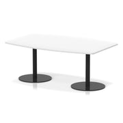 Italia High Gloss Boardroom Table Black Leg