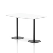 Italia High Gloss Boardroom Table Black Leg