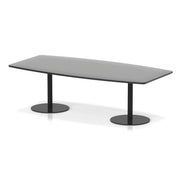 Italia High Gloss Boardroom Table Black Leg
