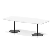 Italia High Gloss Boardroom Table Black Leg