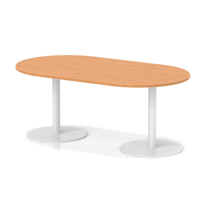 Italia Boardroom Table White Leg