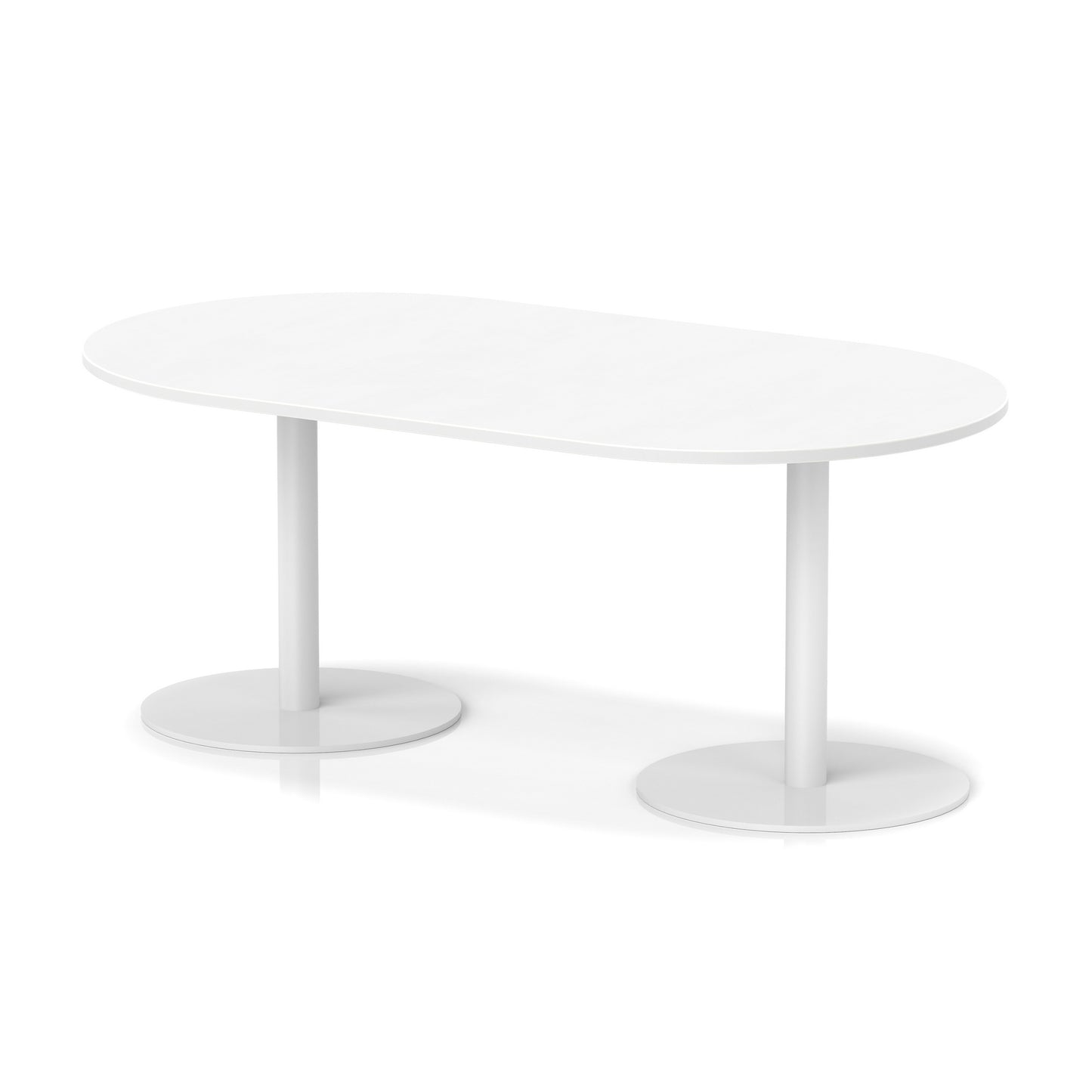 Italia Boardroom Table White Leg