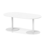 Italia Boardroom Table White Leg