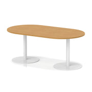 Italia Boardroom Table White Leg