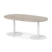 Italia Boardroom Table White Leg