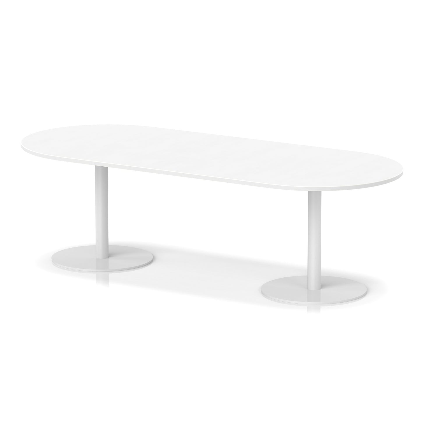 Italia Boardroom Table White Leg