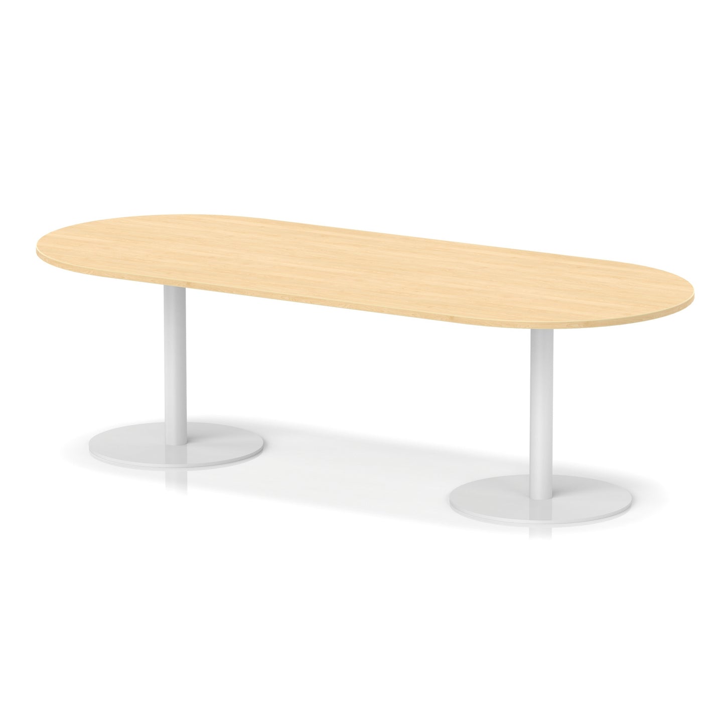 Italia Boardroom Table White Leg