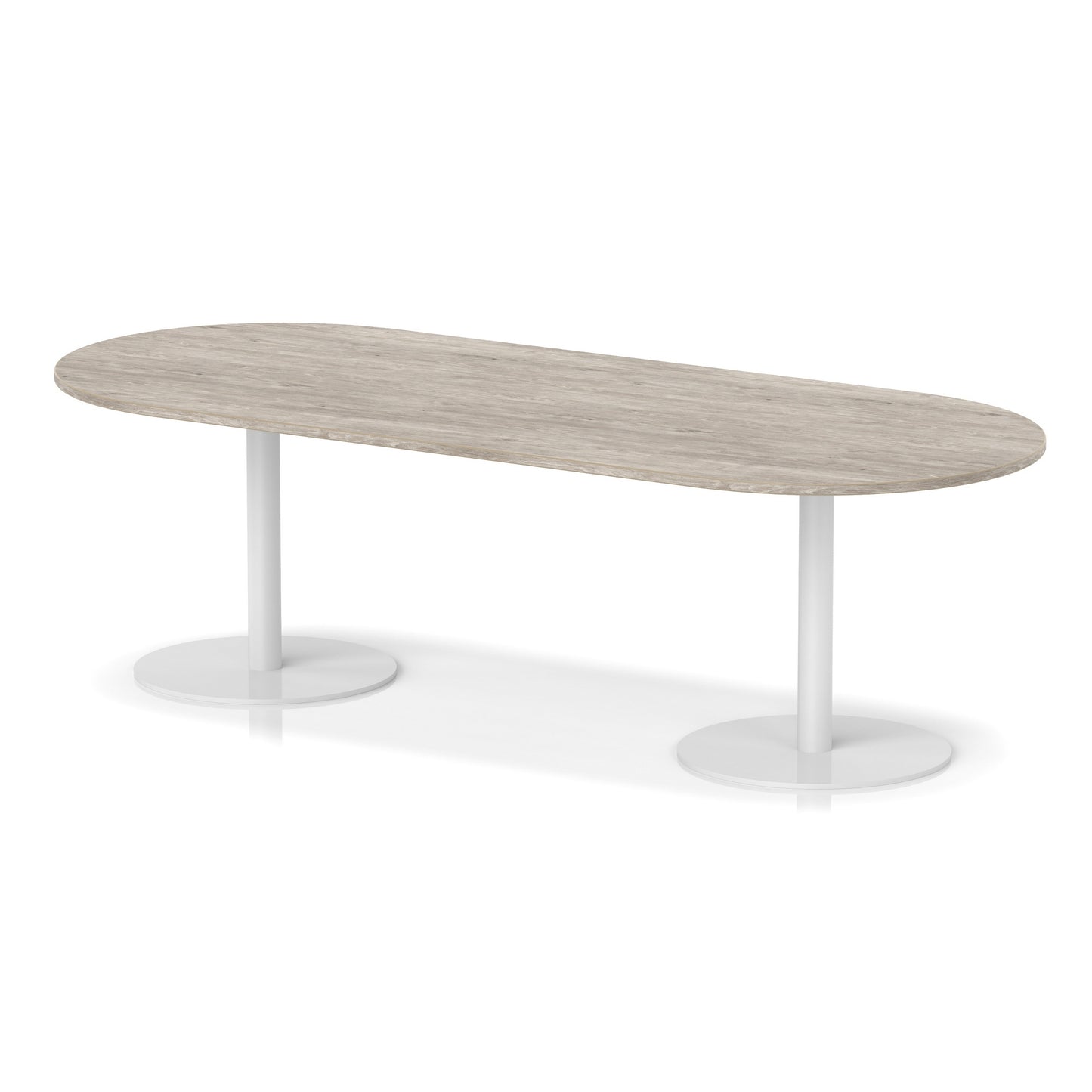Italia Boardroom Table White Leg