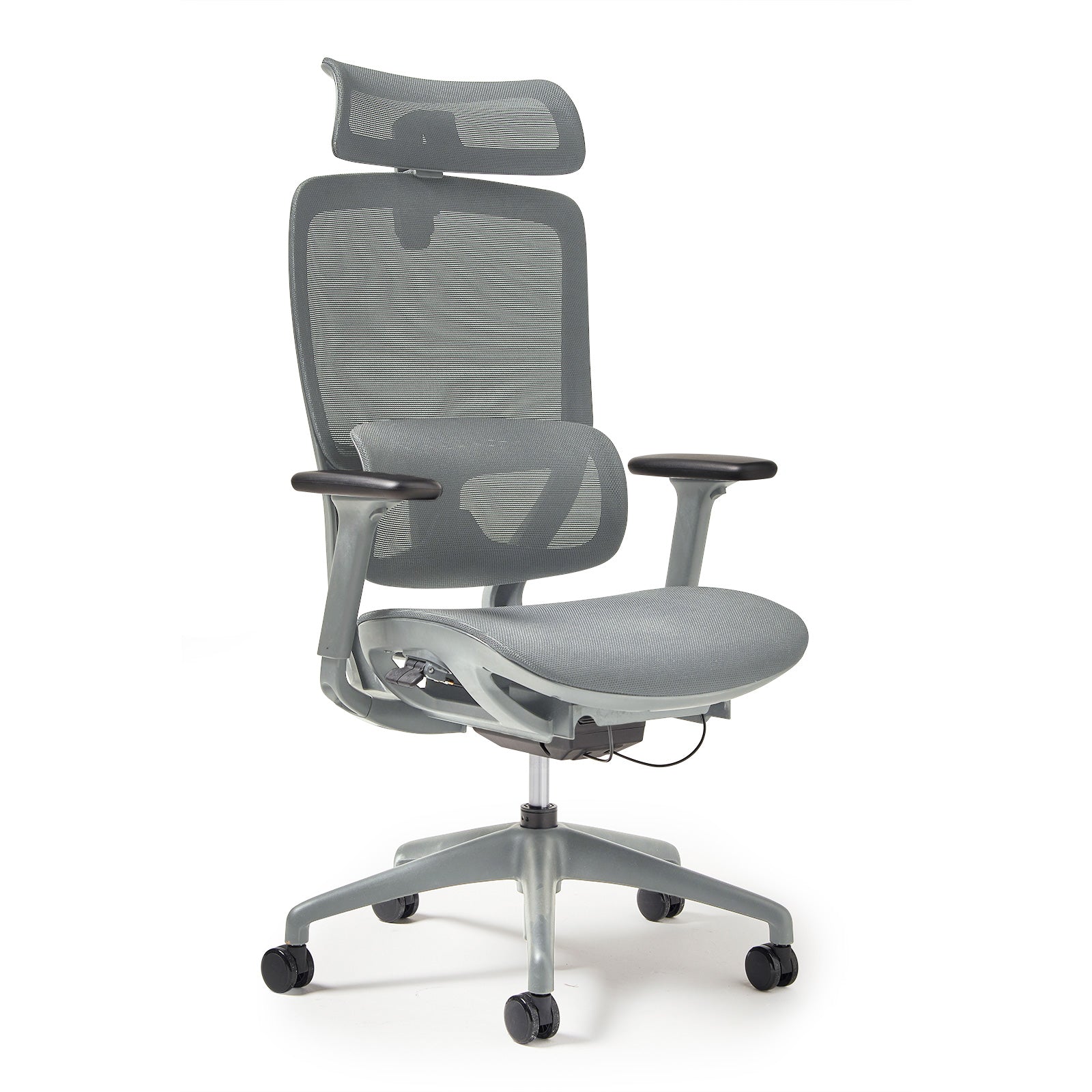 High back executive mesh task chair with integrated head rest - KAR300T1-G