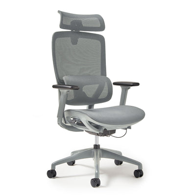 High back executive mesh task chair with integrated head rest - KAR300T1-G