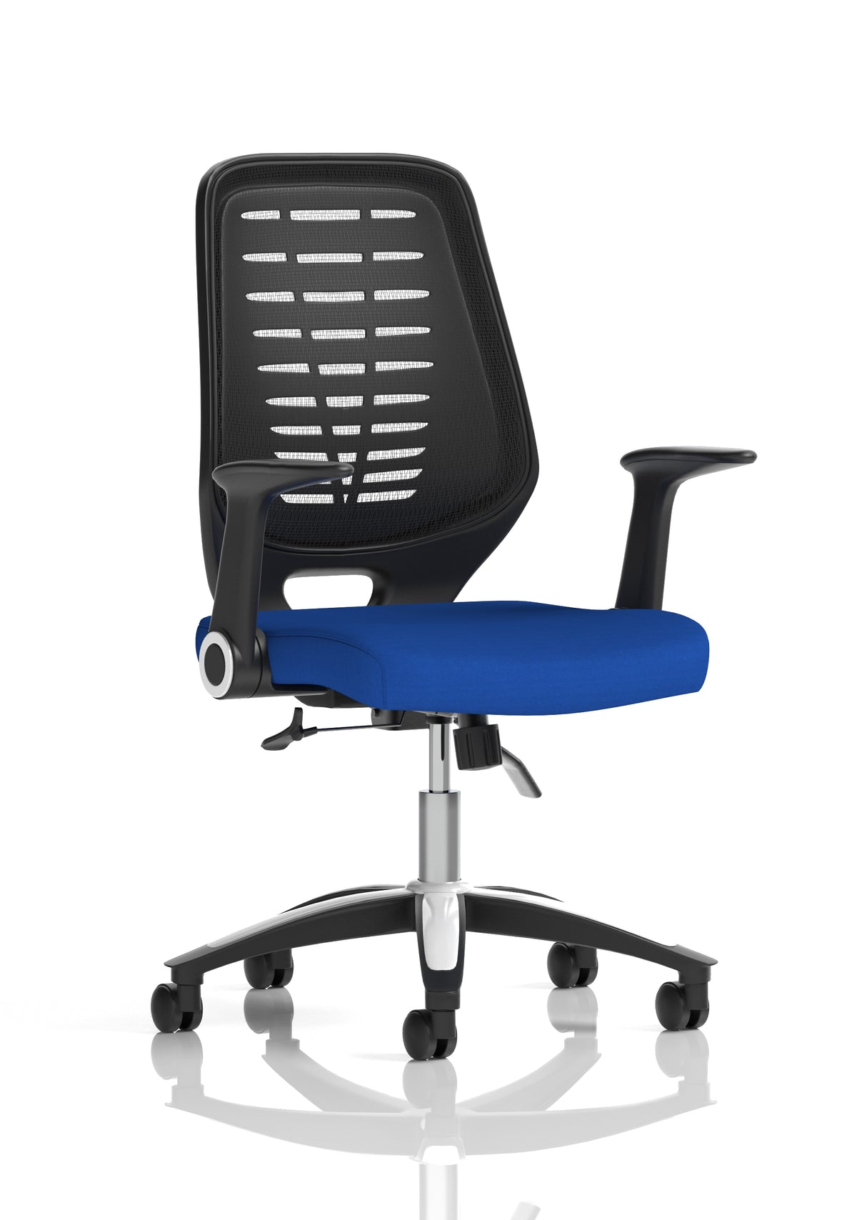 Relay Medium Mesh Back Task Operator Office Chair with Arms