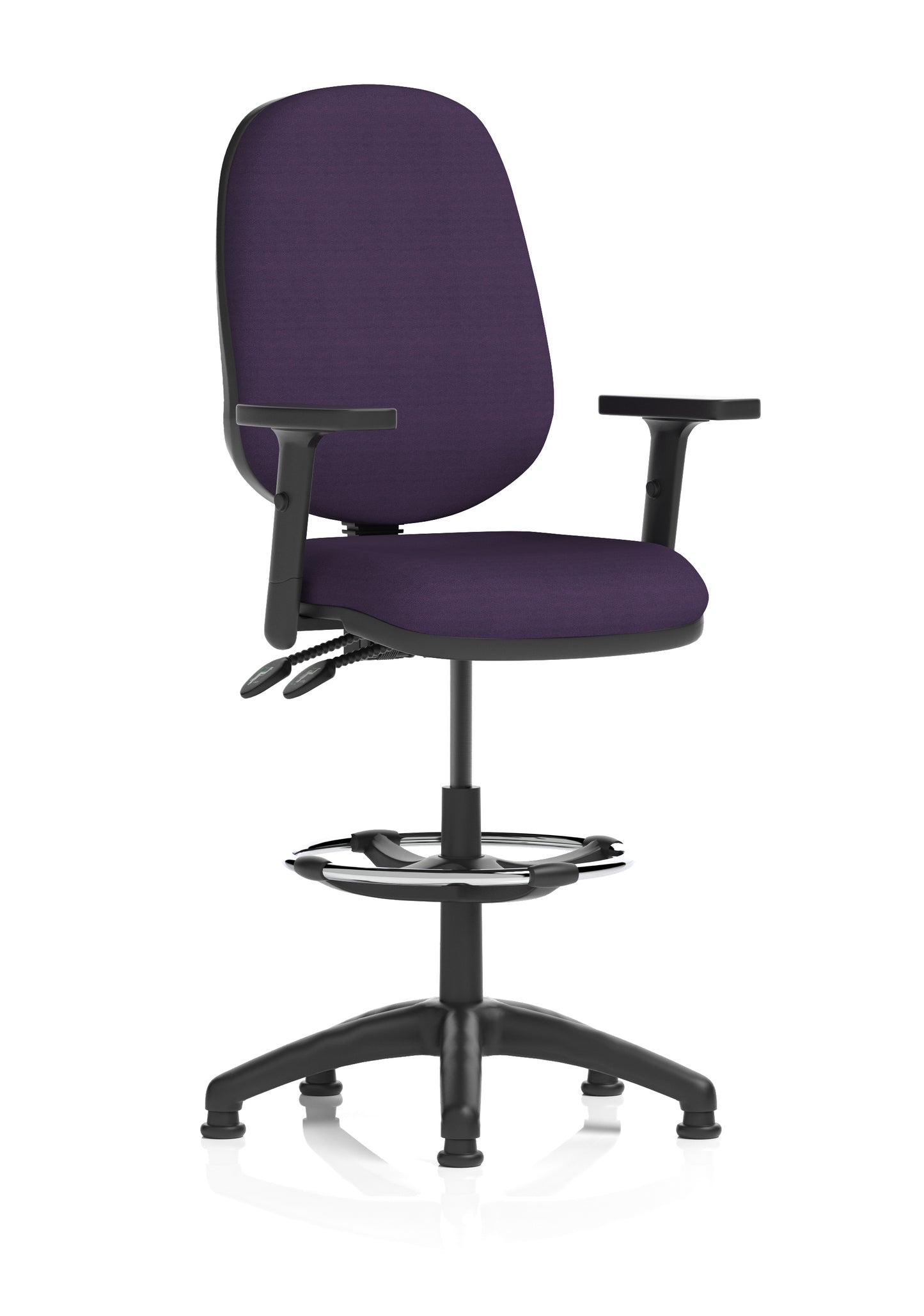 Eclipse Plus II Task Operator Office Chair with Hi Rise Draughtsman Kit (Part 1)