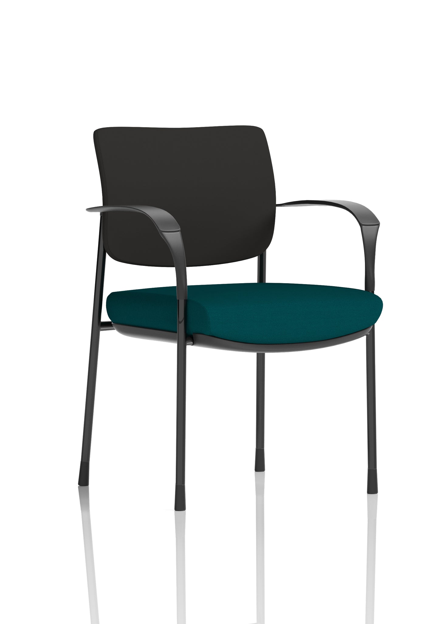 Brunswick Deluxe Medium Back Stacking Visitor Office Chair with Arms (Part 1)
