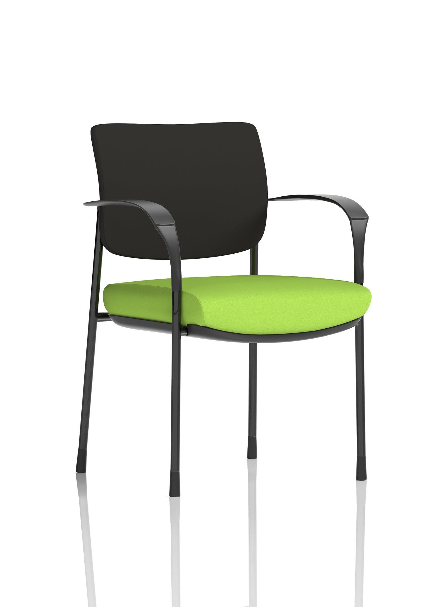 Brunswick Deluxe Medium Back Stacking Visitor Office Chair with Arms (Part 1)