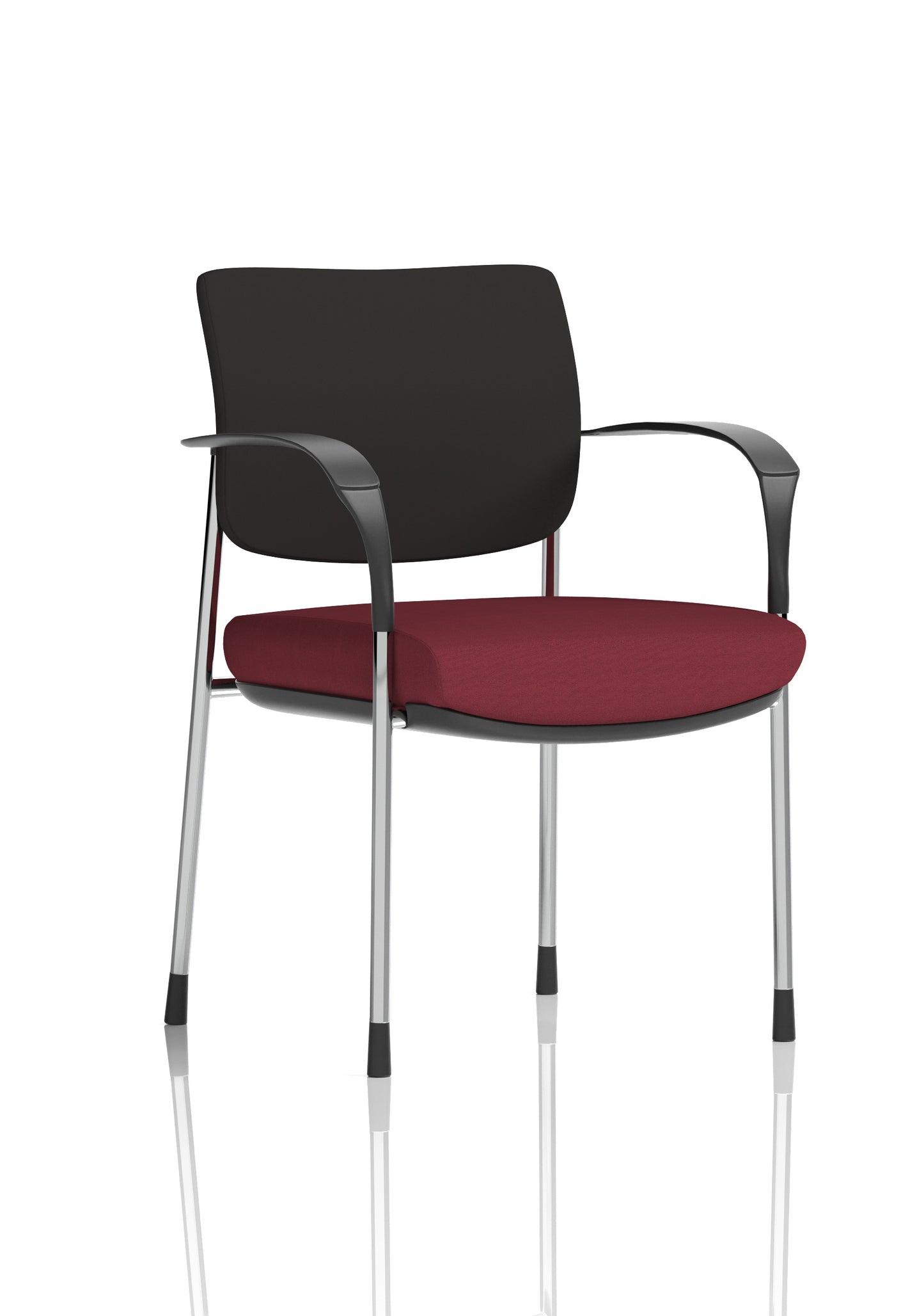 Brunswick Deluxe Medium Back Stacking Visitor Office Chair with Arms (Part 1)