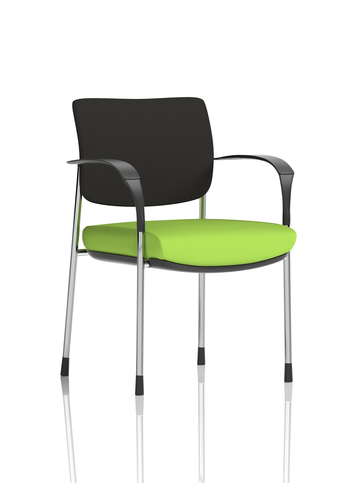 Brunswick Deluxe Medium Back Stacking Visitor Office Chair with Arms (Part 1)
