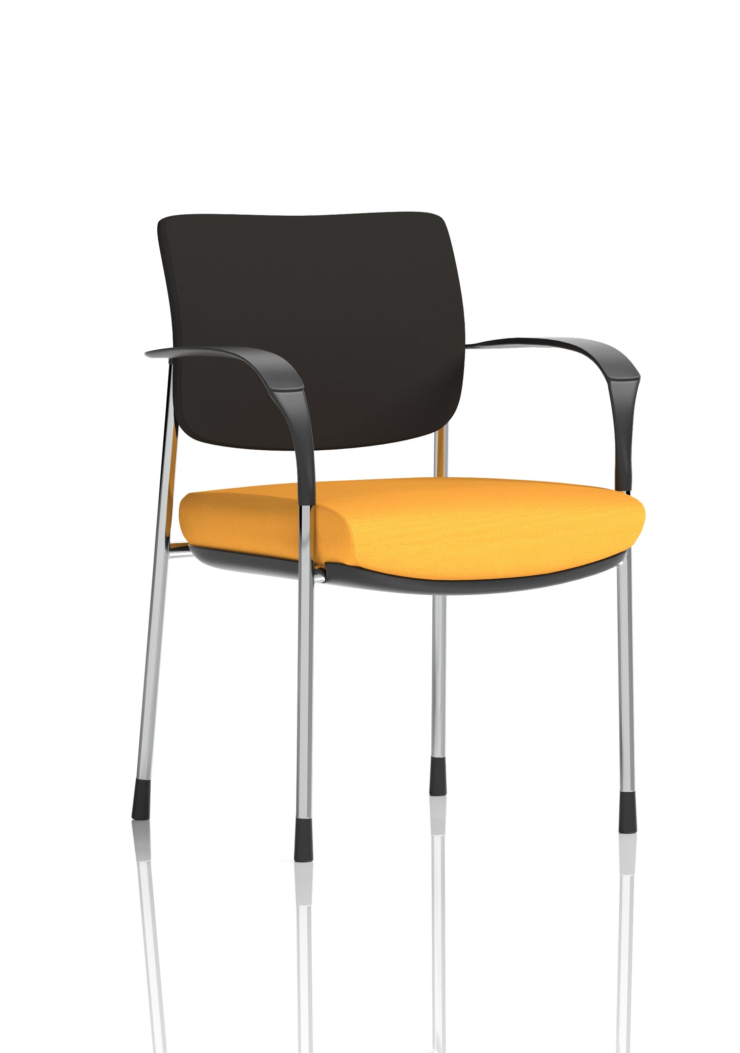 Brunswick Deluxe Medium Back Stacking Visitor Office Chair with Arms (Part 1)