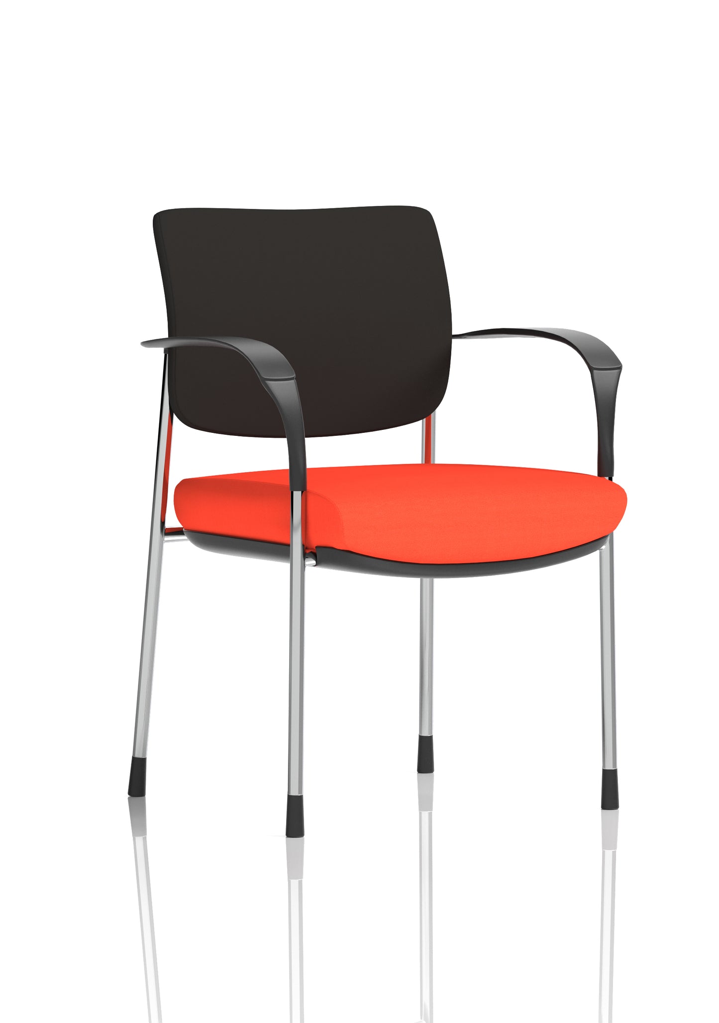 Brunswick Deluxe Medium Back Stacking Visitor Office Chair with Arms (Part 1)