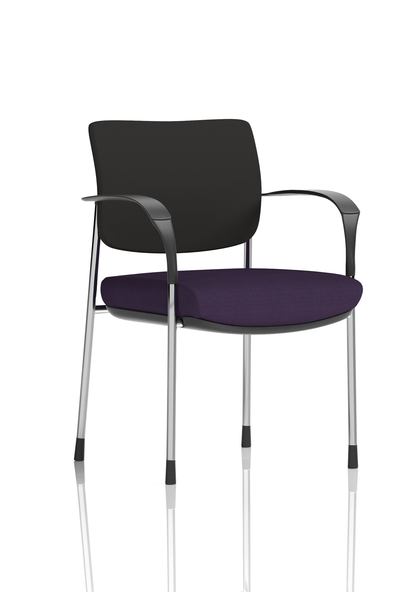 Brunswick Deluxe Medium Back Stacking Visitor Office Chair with Arms (Part 1)