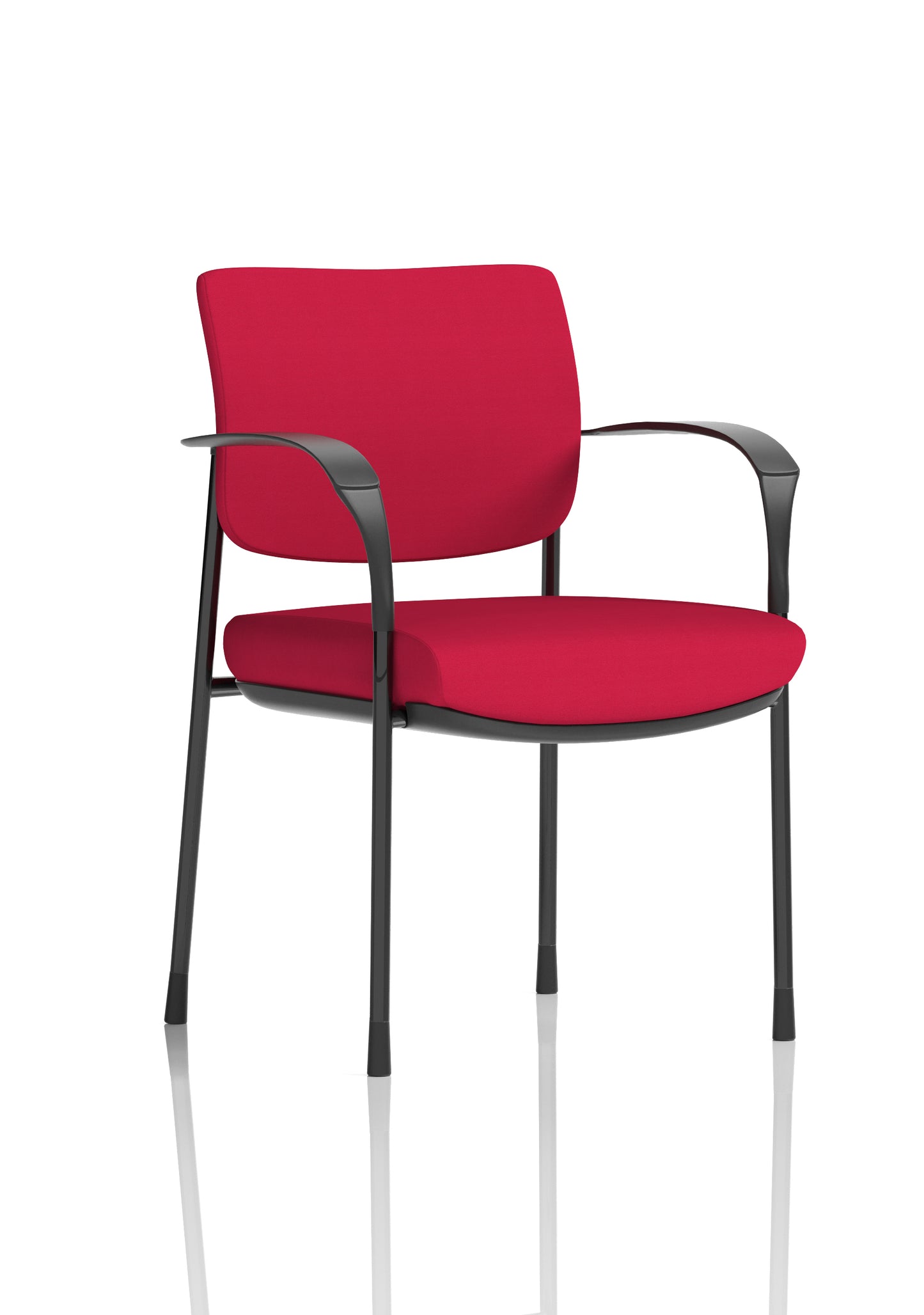 Brunswick Deluxe Medium Back Stacking Visitor Office Chair with Arms (Part 1)