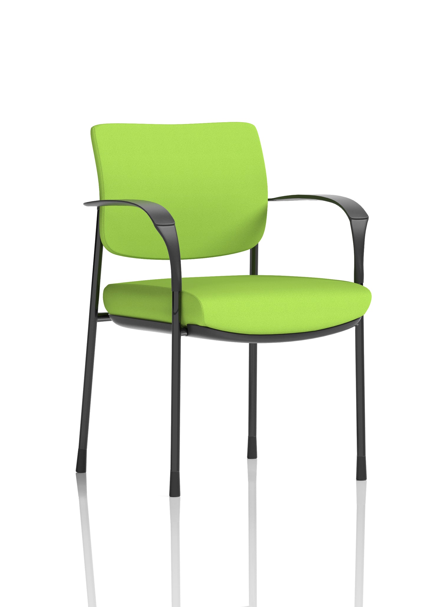 Brunswick Deluxe Medium Back Stacking Visitor Office Chair with Arms (Part 1)
