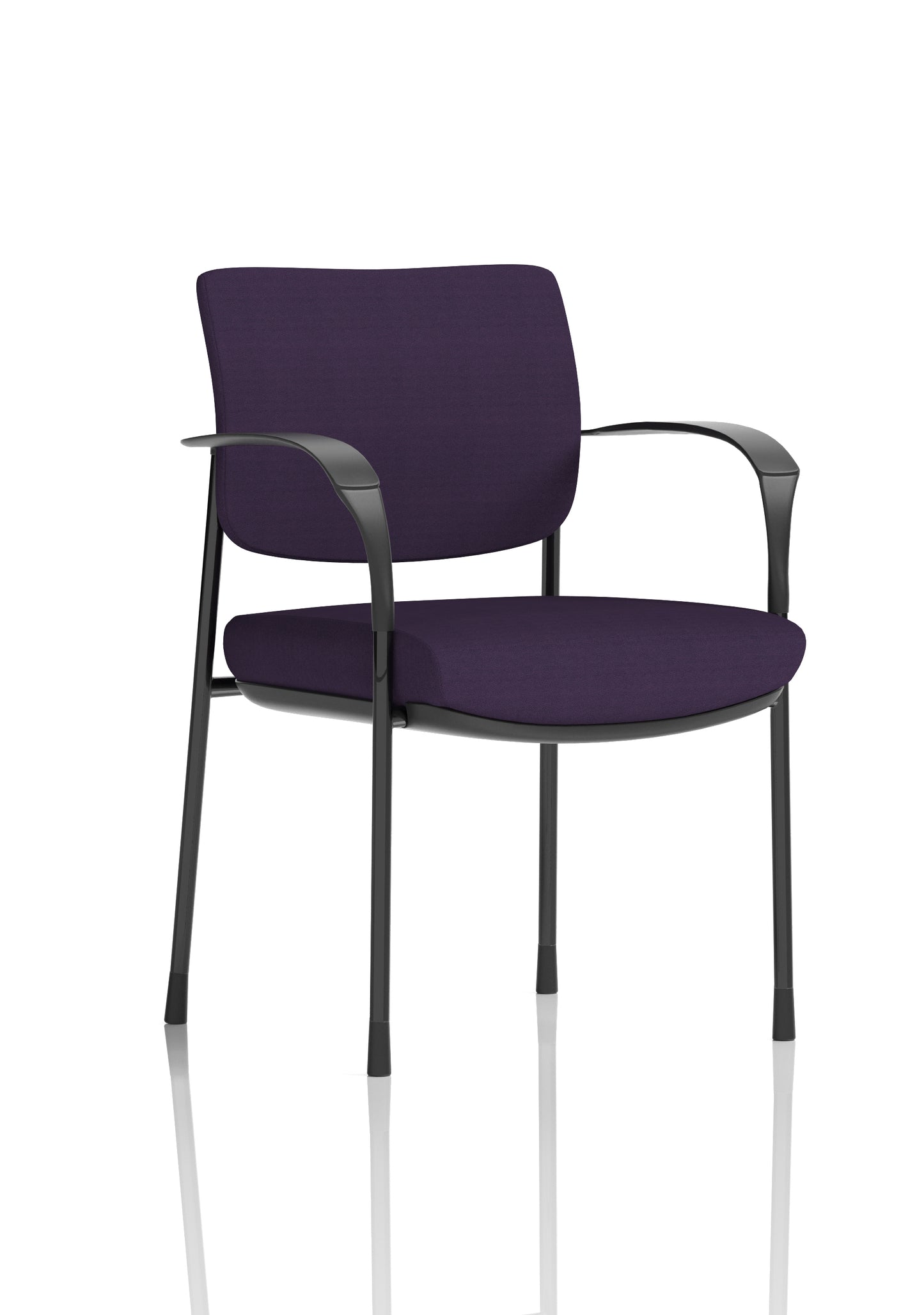 Brunswick Deluxe Medium Back Stacking Visitor Office Chair with Arms (Part 1)