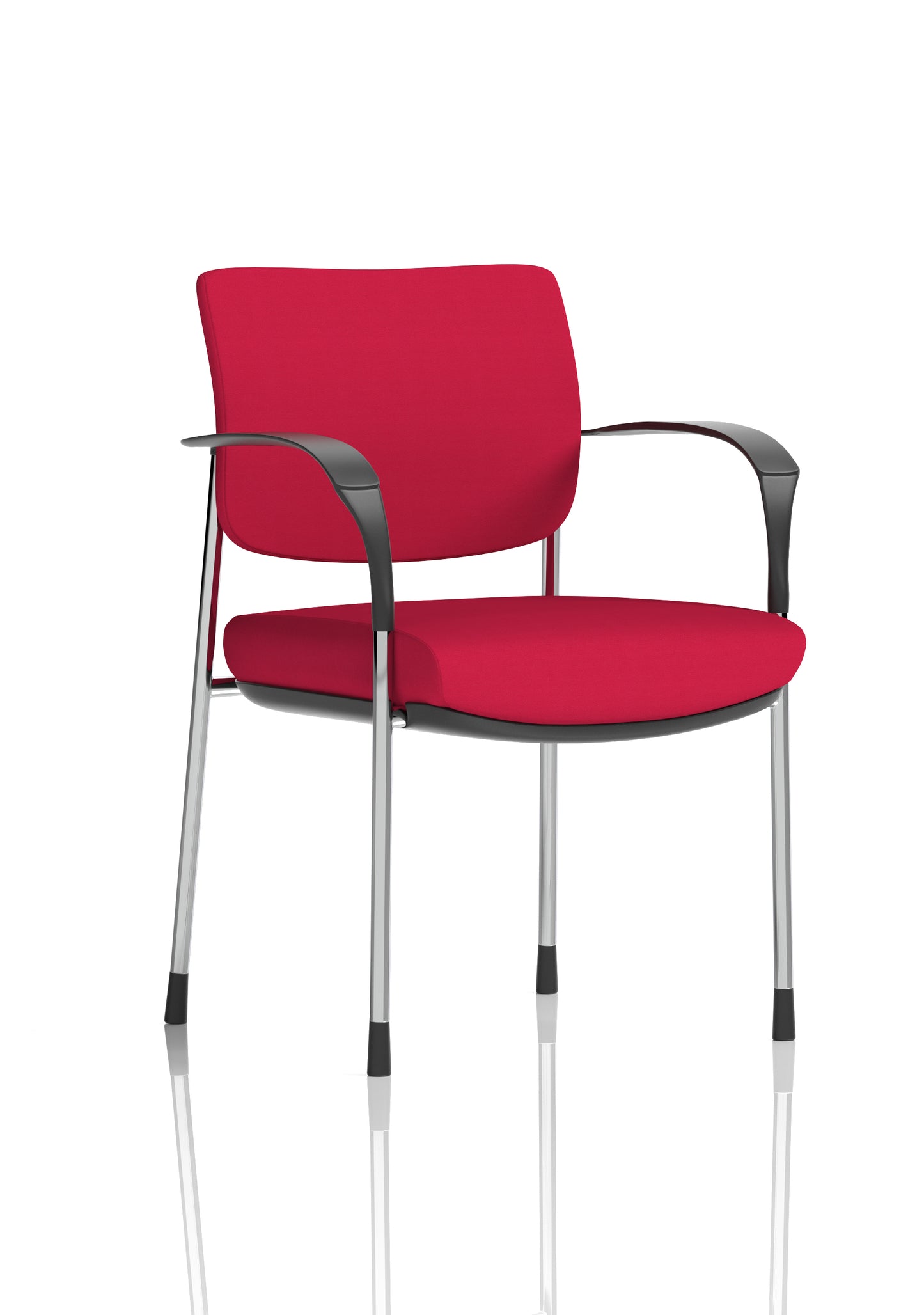 Brunswick Deluxe Medium Back Stacking Visitor Office Chair with Arms (Part 1)