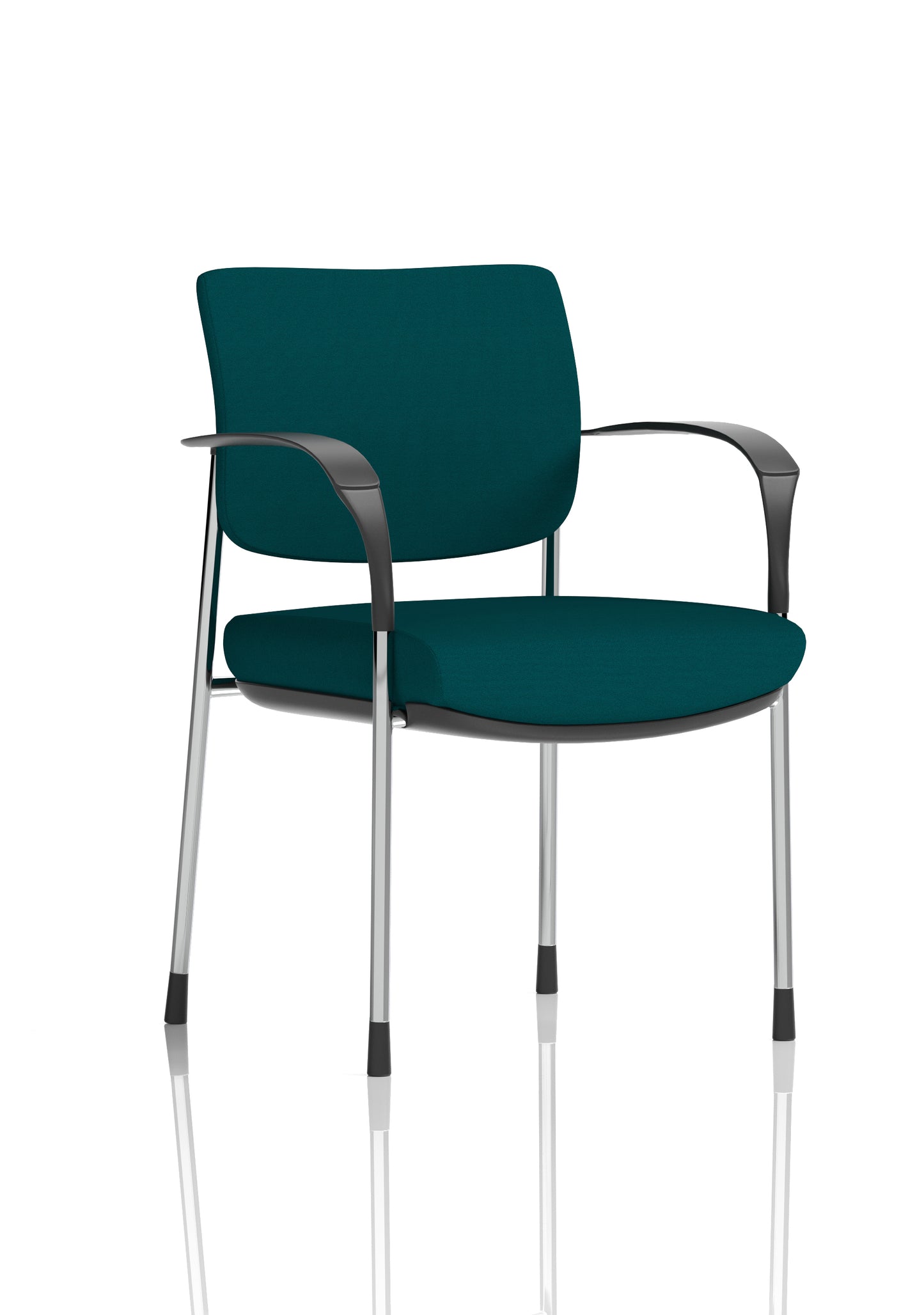 Brunswick Deluxe Medium Back Stacking Visitor Office Chair with Arms (Part 1)
