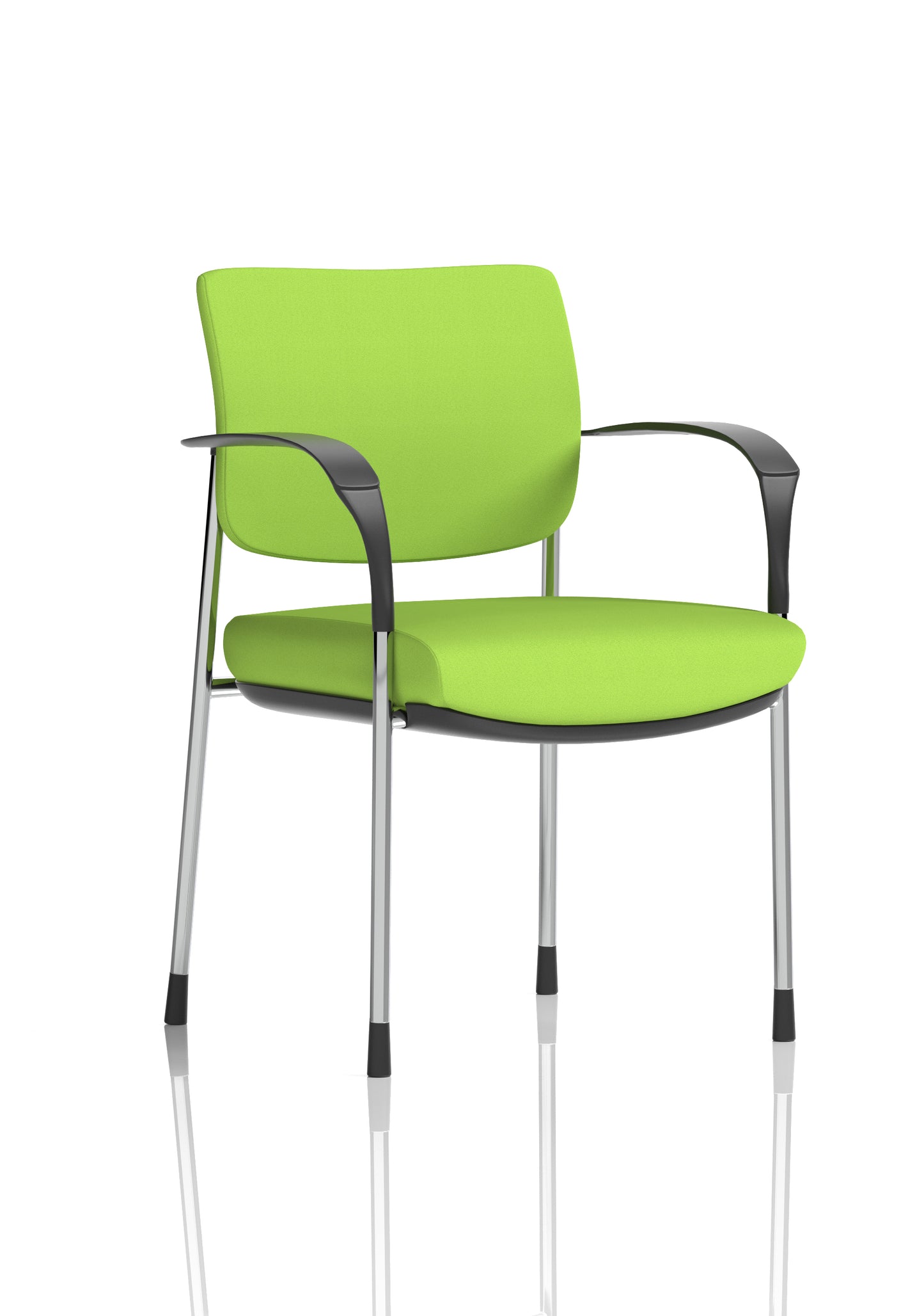 Brunswick Deluxe Medium Back Stacking Visitor Office Chair with Arms (Part 1)