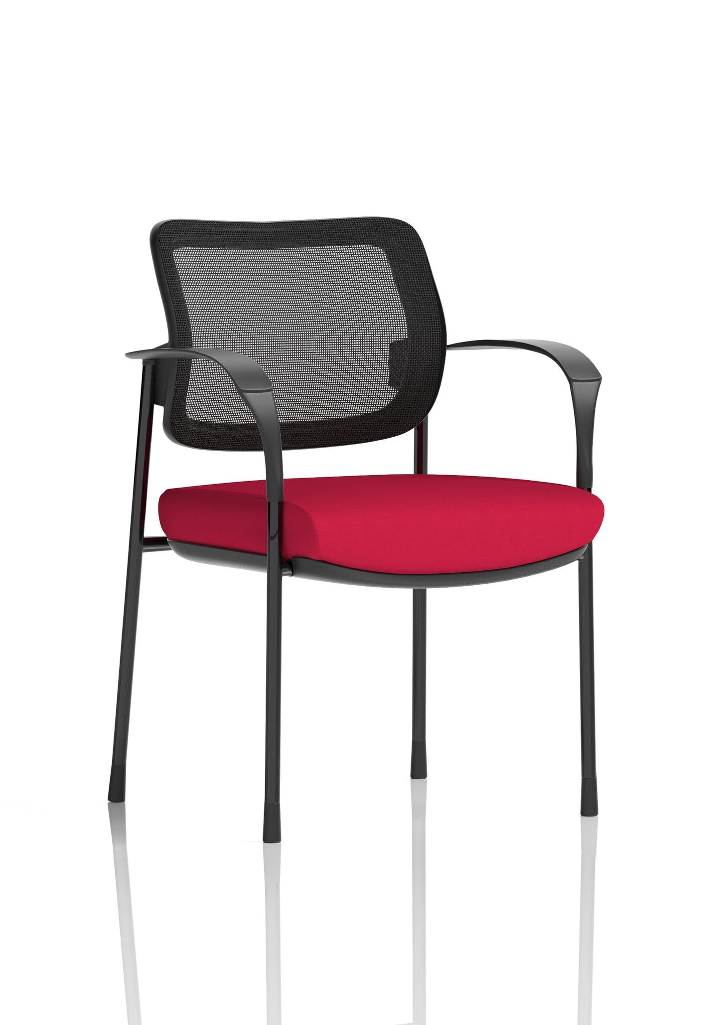 Brunswick Deluxe Medium Back Stacking Visitor Office Chair with Arms (Part 1)