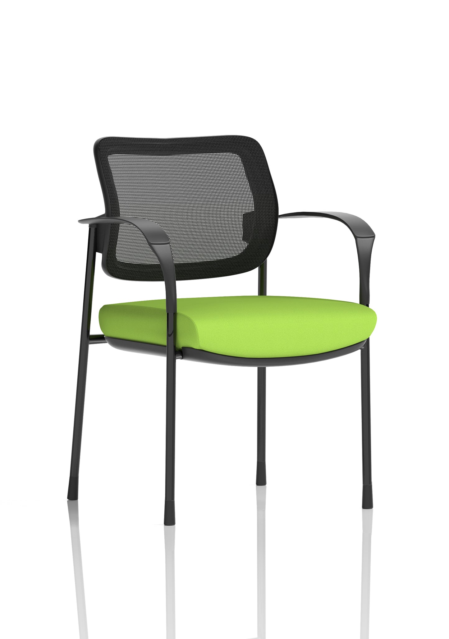 Brunswick Deluxe Medium Back Stacking Visitor Office Chair with Arms (Part 1)