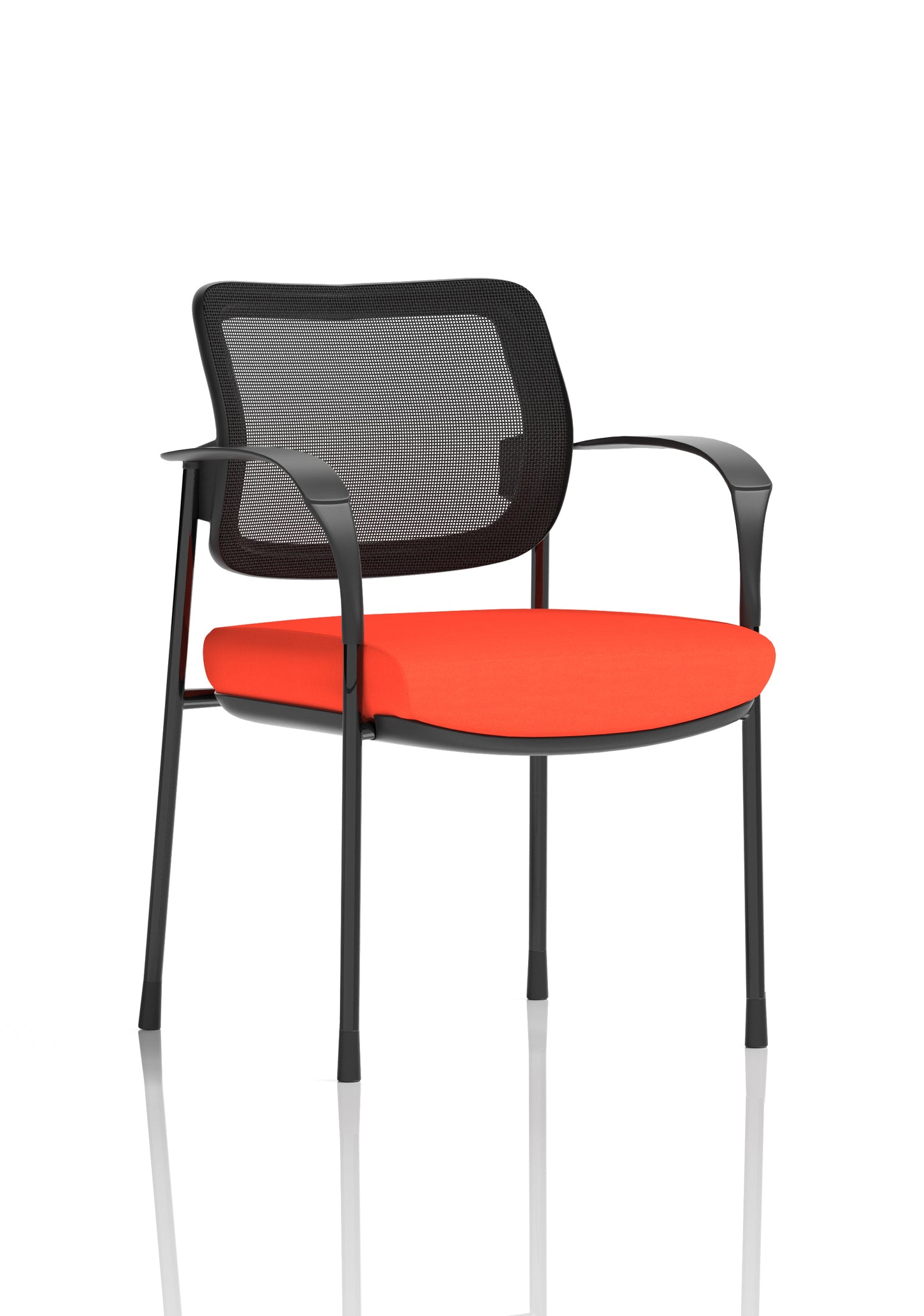 Brunswick Deluxe Medium Back Stacking Visitor Office Chair with Arms (Part 1)