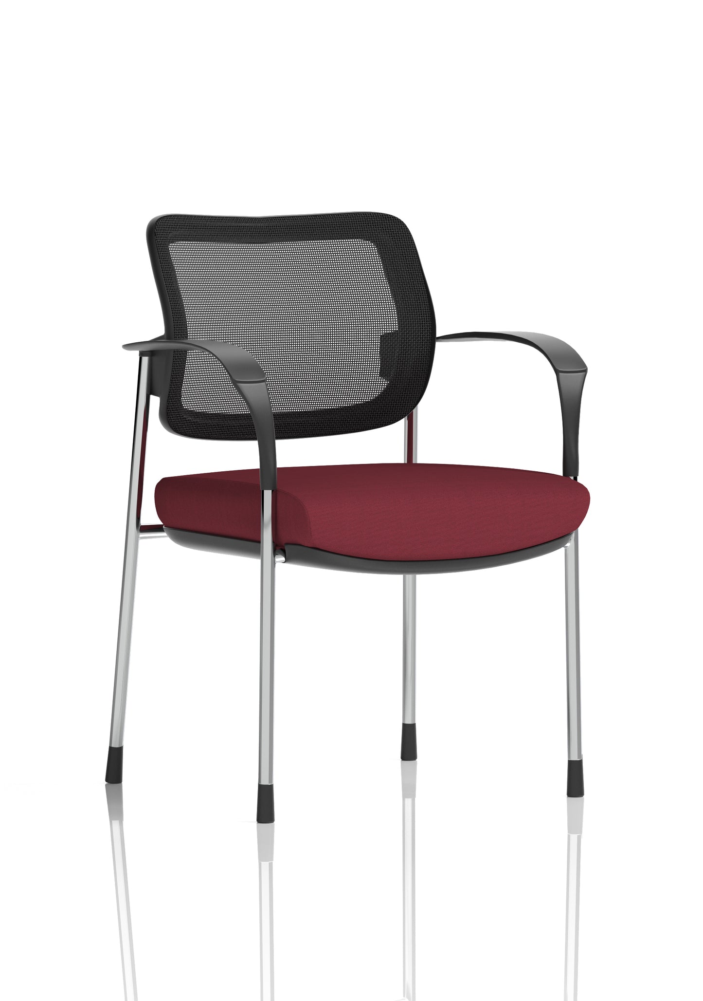 Brunswick Deluxe Medium Back Stacking Visitor Office Chair with Arms (Part 1)