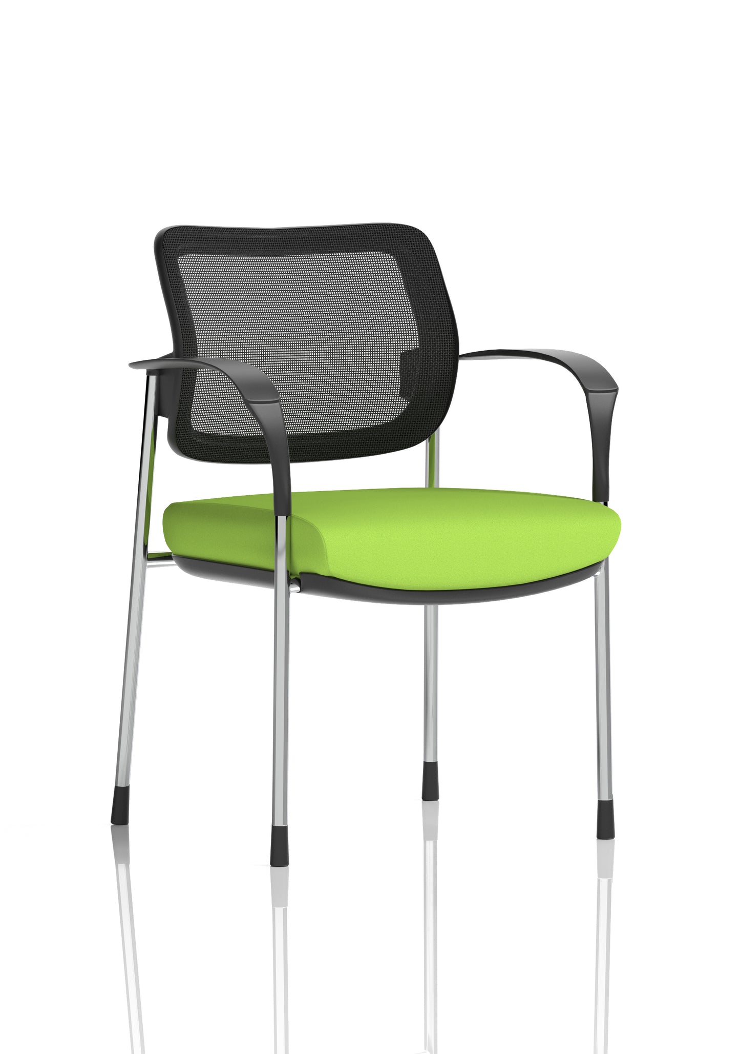 Brunswick Deluxe Medium Back Stacking Visitor Office Chair with Arms (Part 1)