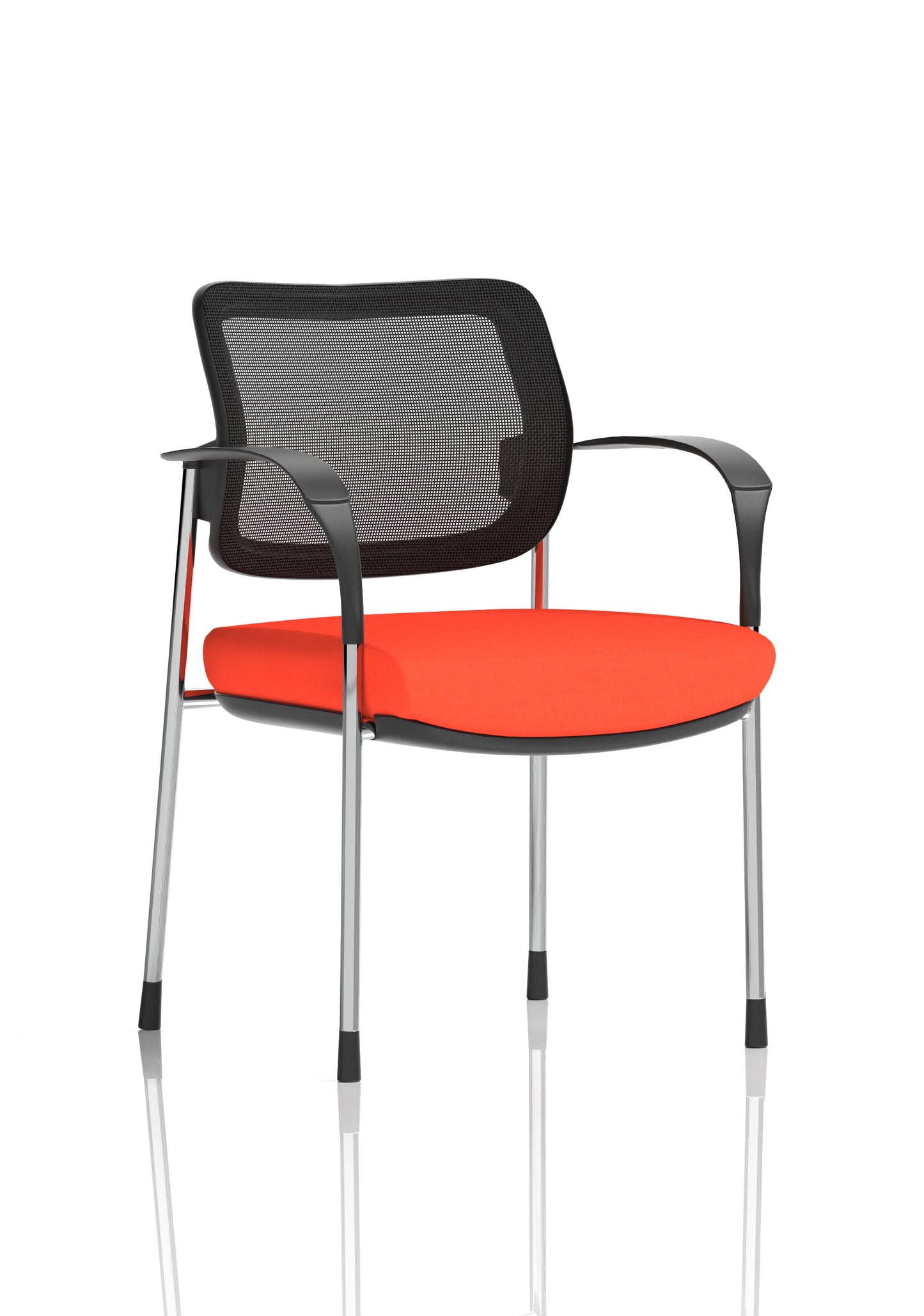Brunswick Deluxe Medium Back Stacking Visitor Office Chair with Arms (Part 1)
