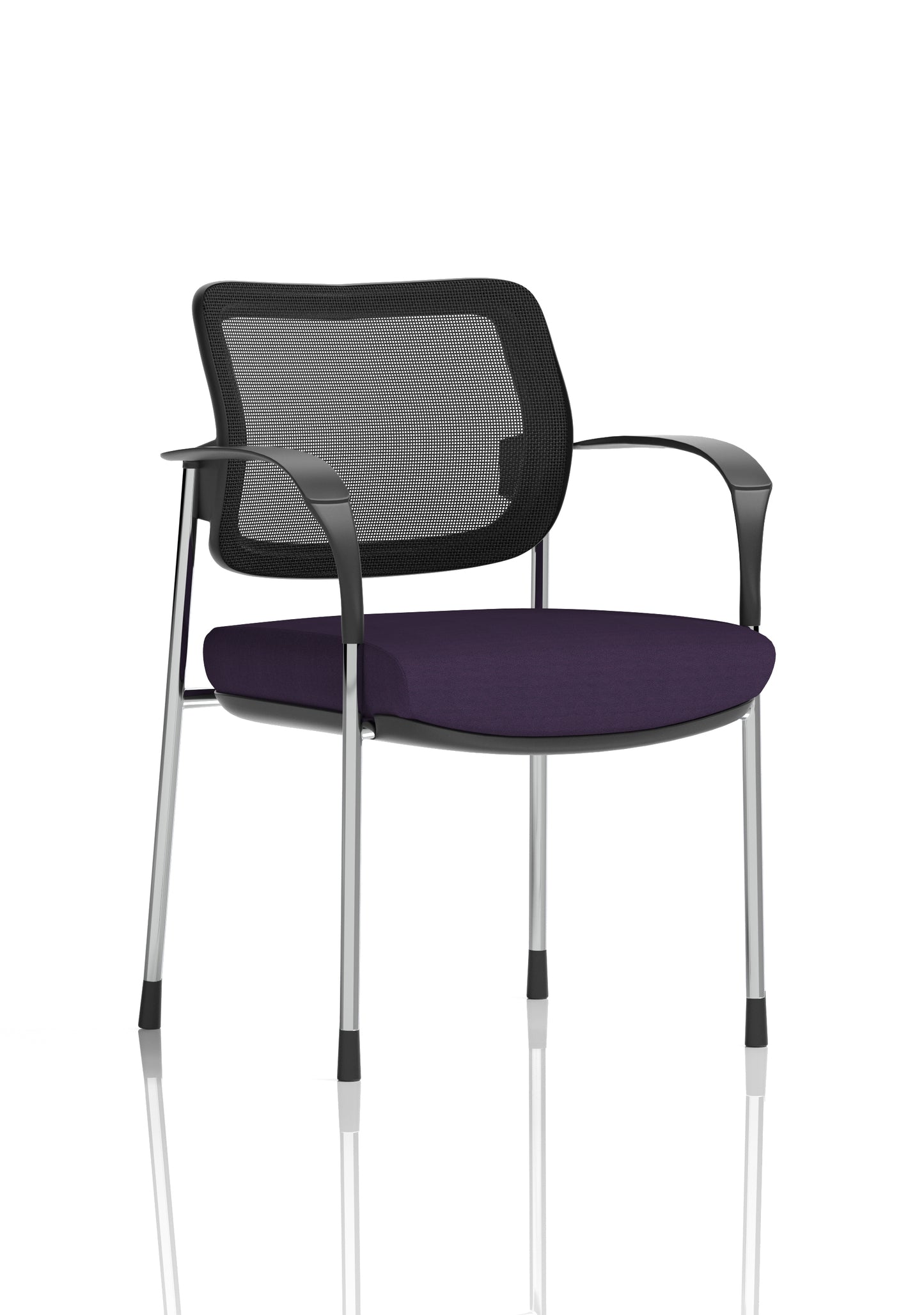Brunswick Deluxe Medium Back Stacking Visitor Office Chair with Arms (Part 1)