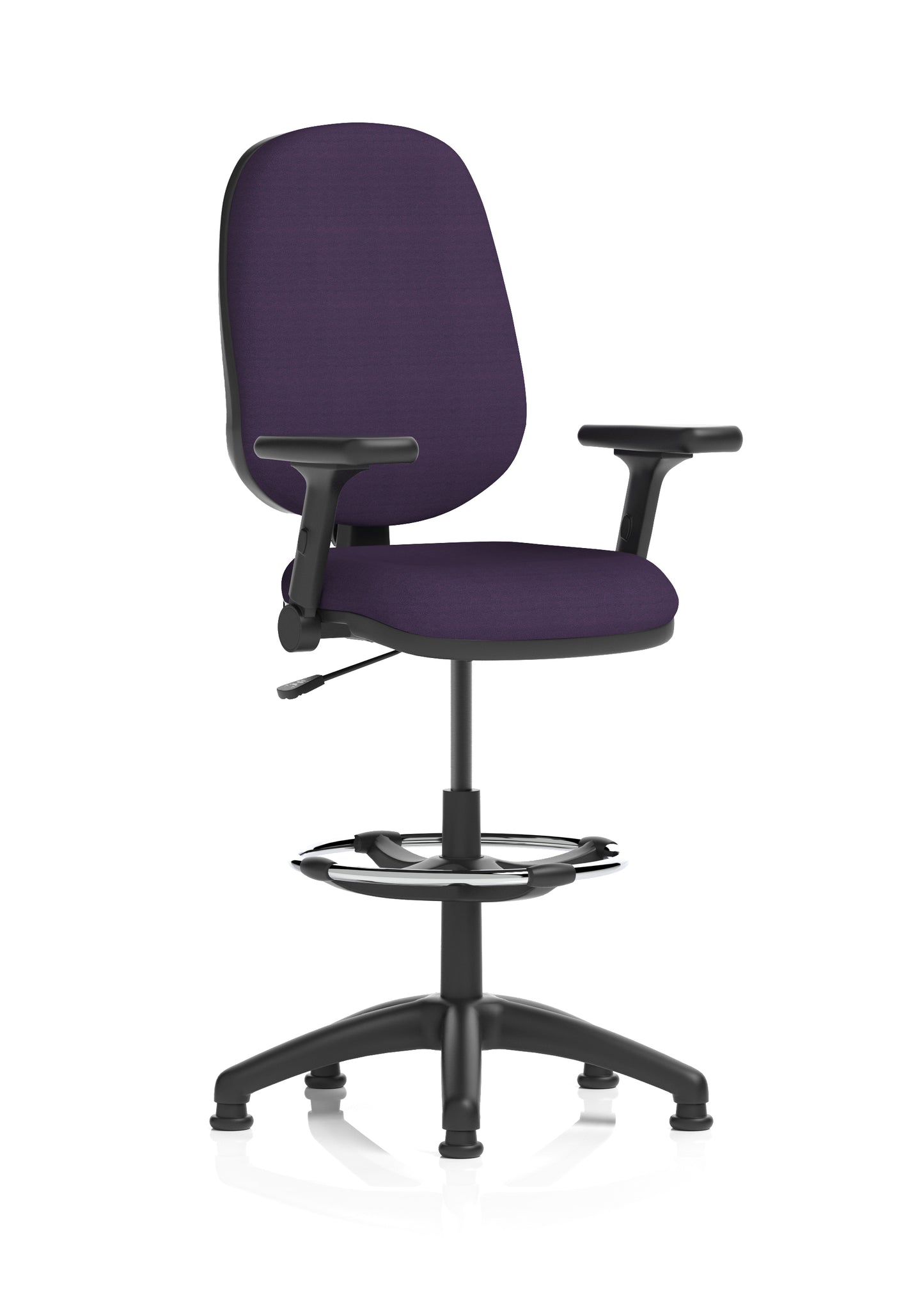 Eclipse Plus I Medium Back Task Operator Office Chair with Hi Rise Draughtsman Kit (Part 1)