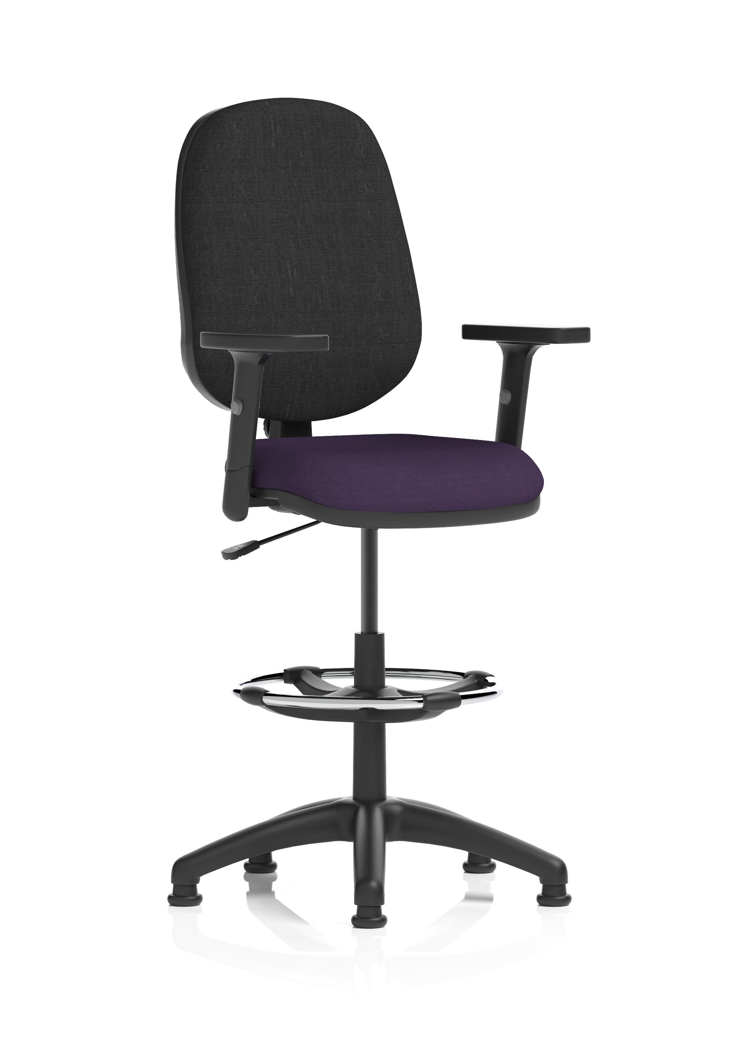 Eclipse Plus I Medium Back Task Operator Office Chair with Hi Rise Draughtsman Kit (Part 1)