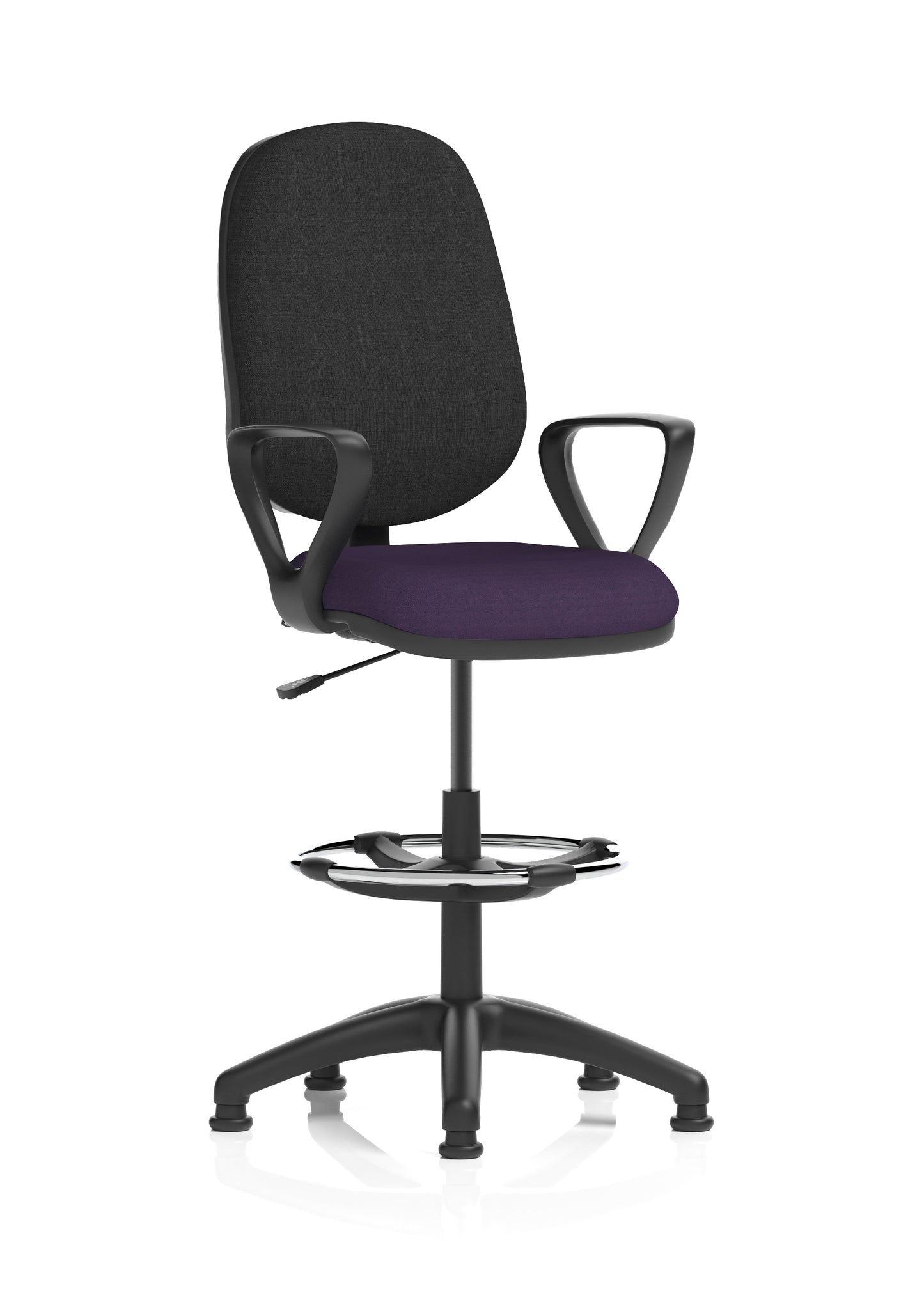 Eclipse Plus I Medium Back Task Operator Office Chair with Hi Rise Draughtsman Kit (Part 1)