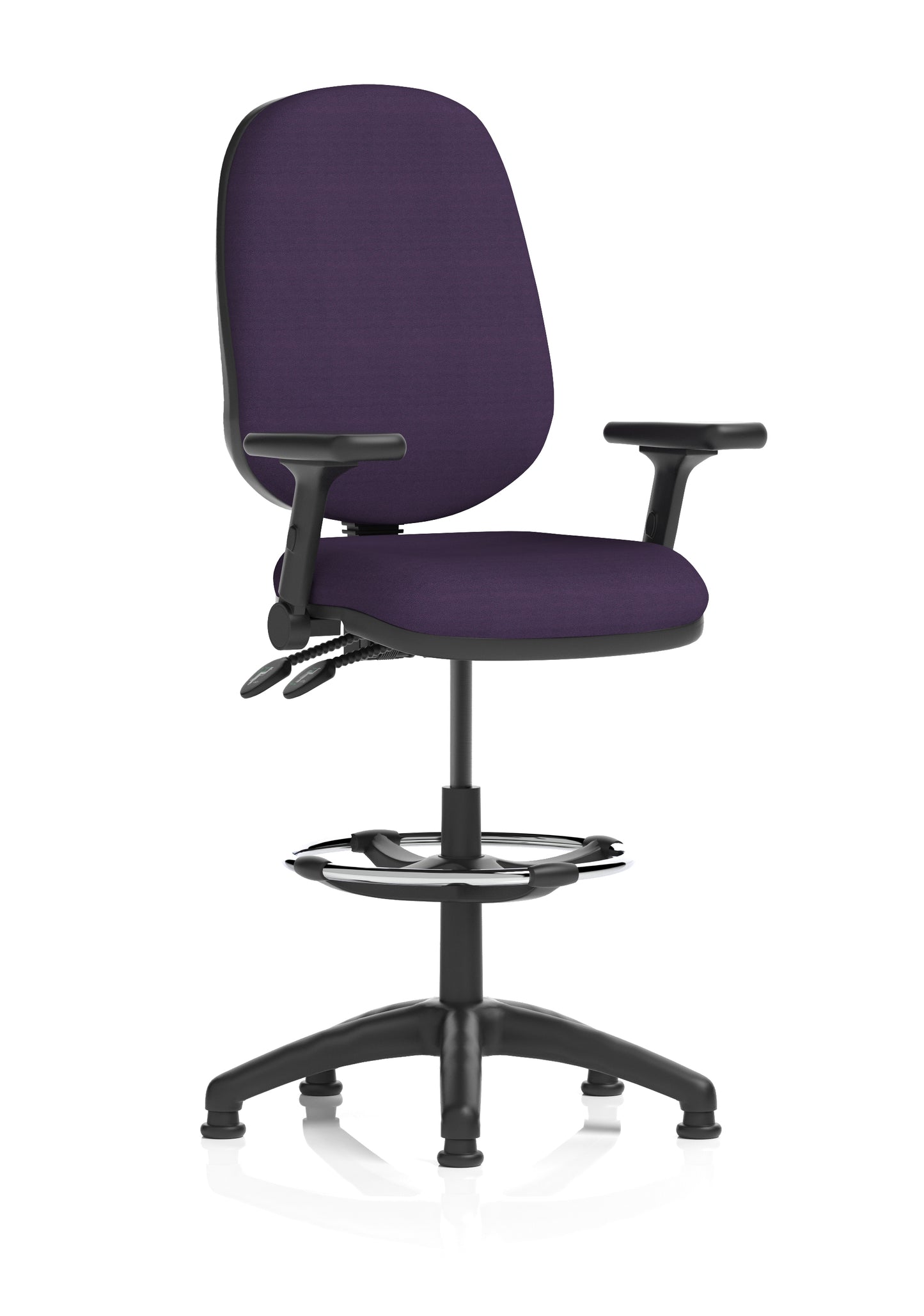 Eclipse Plus II Task Operator Office Chair with Hi Rise Draughtsman Kit (Part 1)