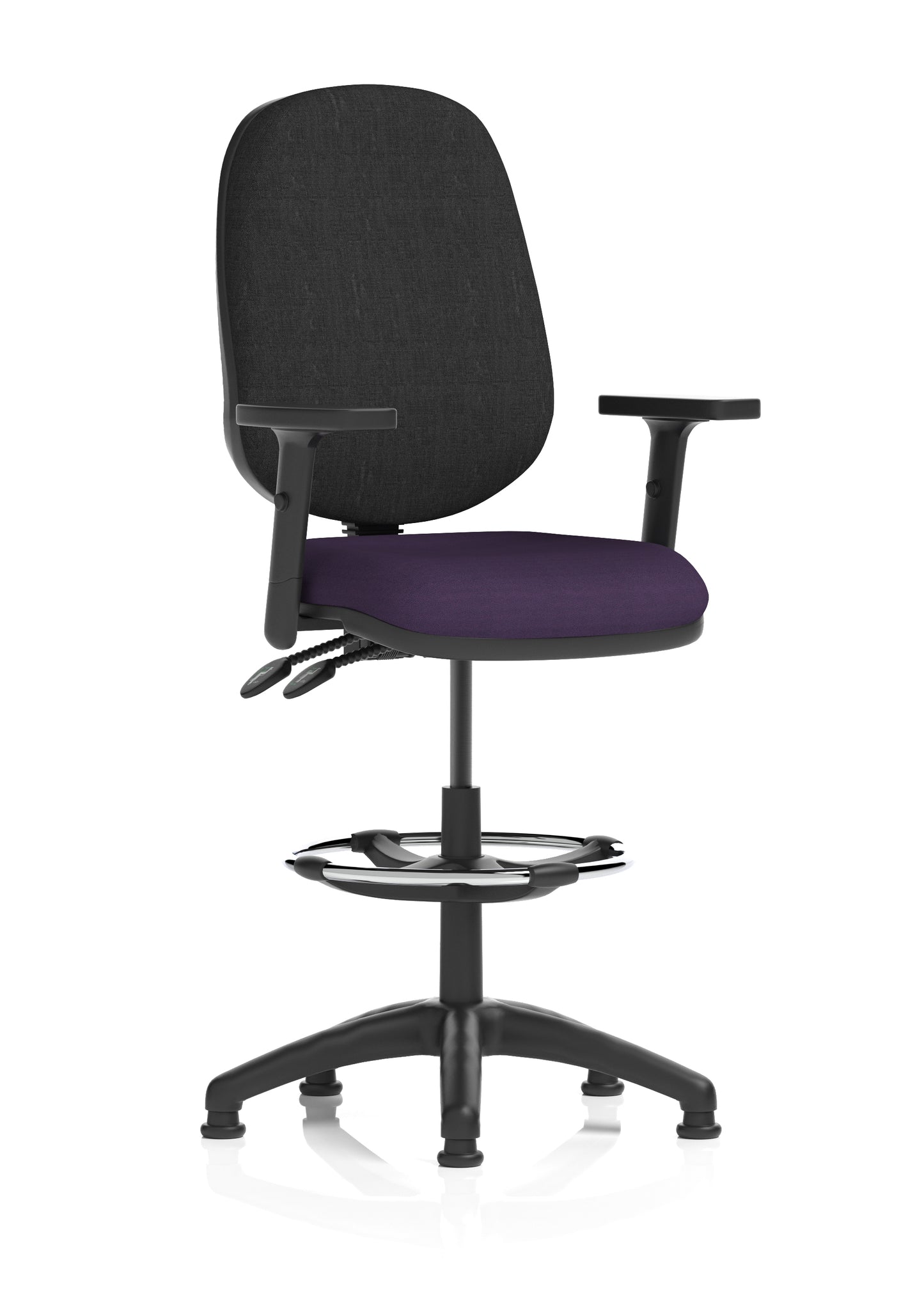 Eclipse Plus II Task Operator Office Chair with Hi Rise Draughtsman Kit (Part 1)