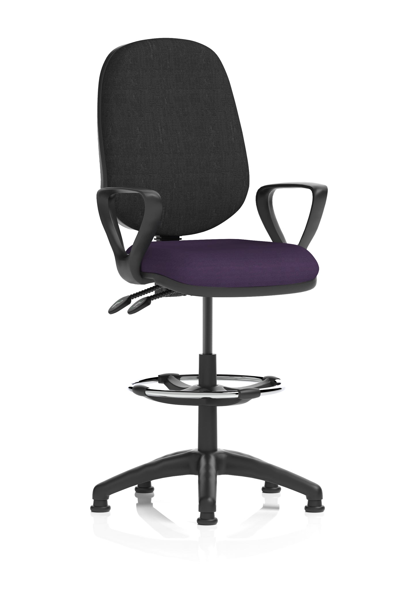 Eclipse Plus II Task Operator Office Chair with Hi Rise Draughtsman Kit (Part 1)