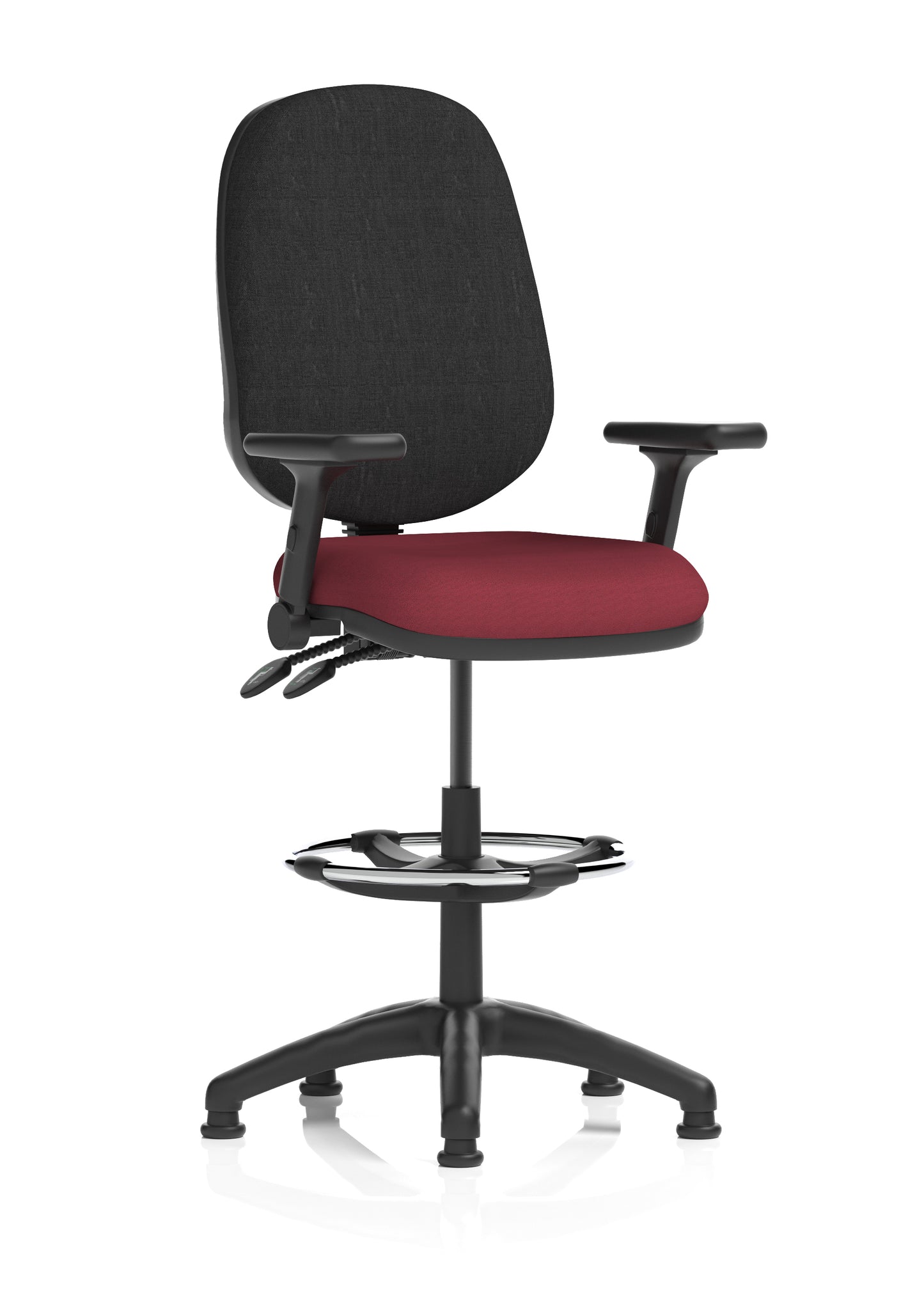 Eclipse Plus II Task Operator Office Chair with Hi Rise Draughtsman Kit (Part 1)