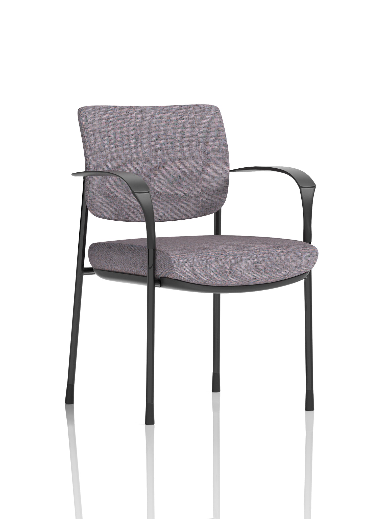 Brunswick Deluxe Medium Back Stacking Visitor Office Chair with Arms (Part 1)