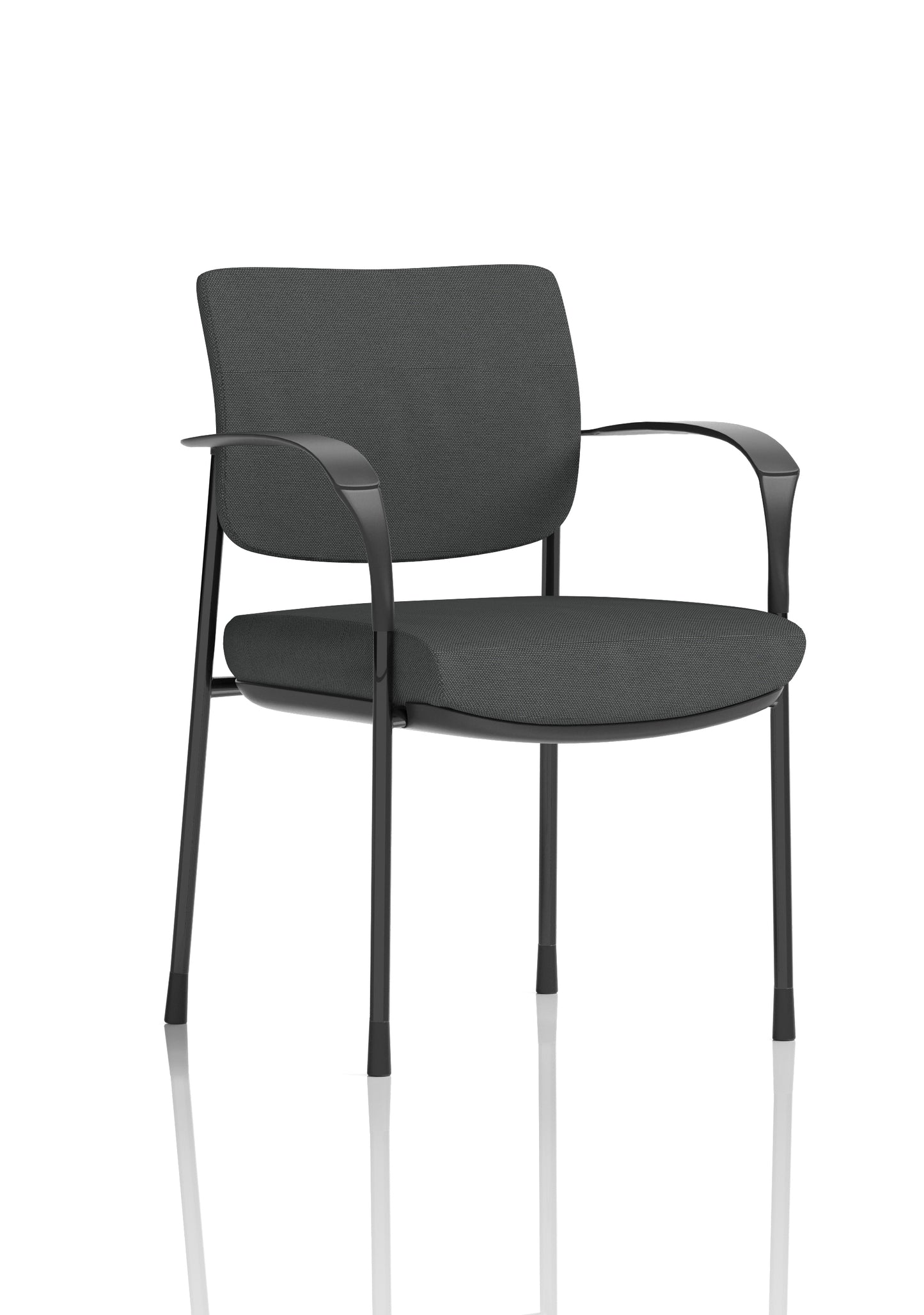 Brunswick Deluxe Medium Back Stacking Visitor Office Chair with Arms (Part 1)