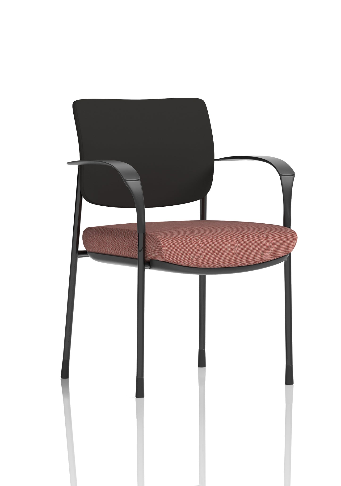Brunswick Deluxe Medium Back Stacking Visitor Office Chair with Arms (Part 1)