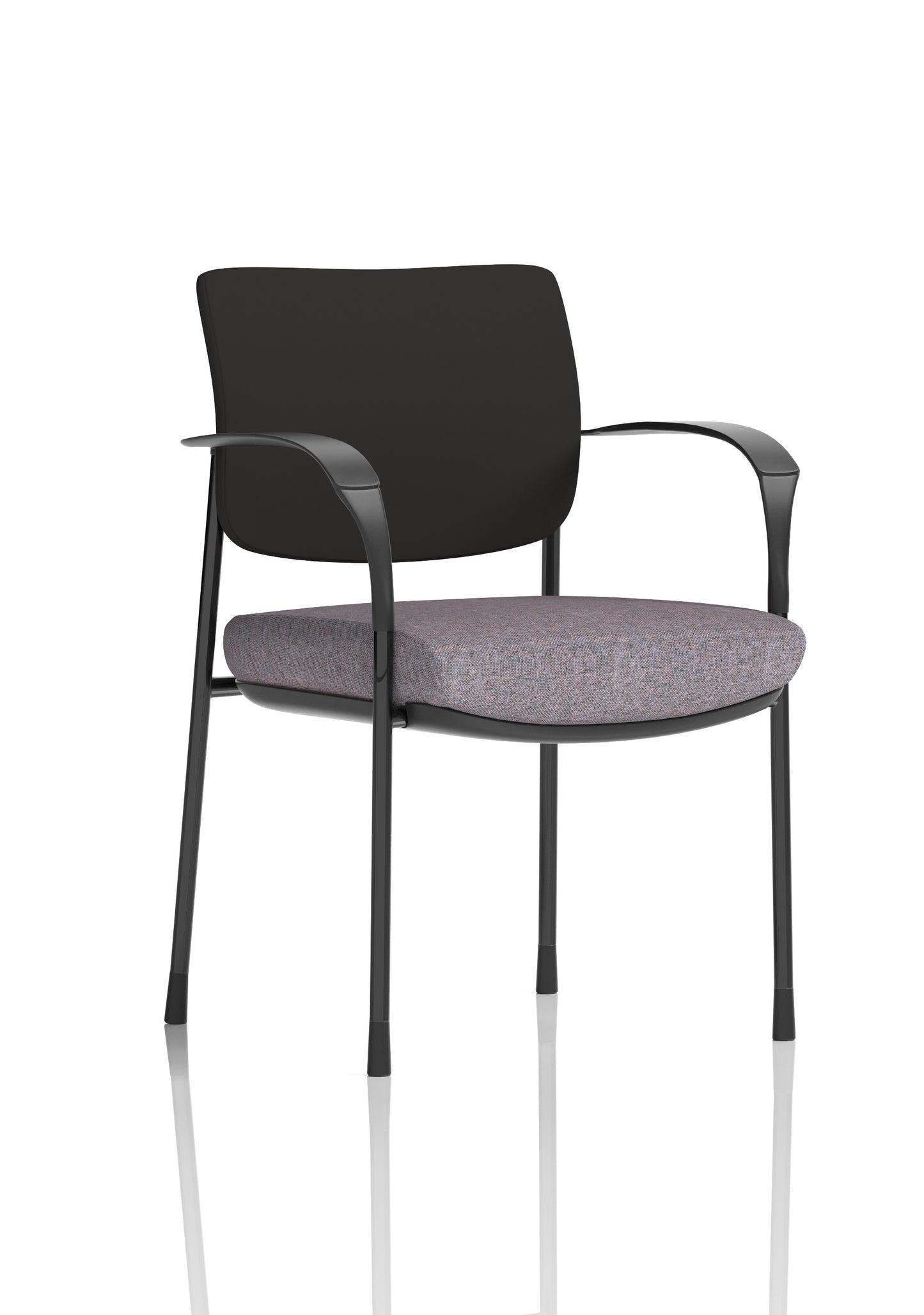 Brunswick Deluxe Medium Back Stacking Visitor Office Chair with Arms (Part 1)
