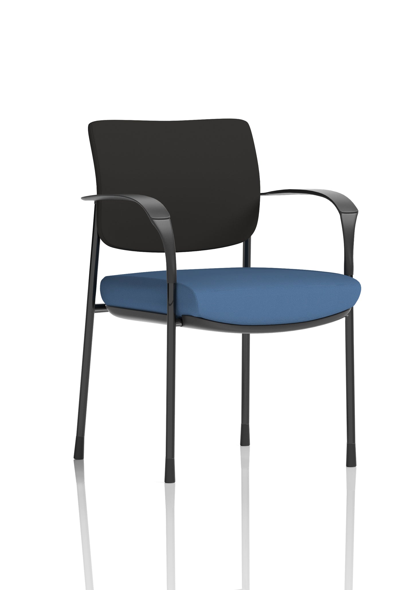 Brunswick Deluxe Medium Back Stacking Visitor Office Chair with Arms (Part 1)