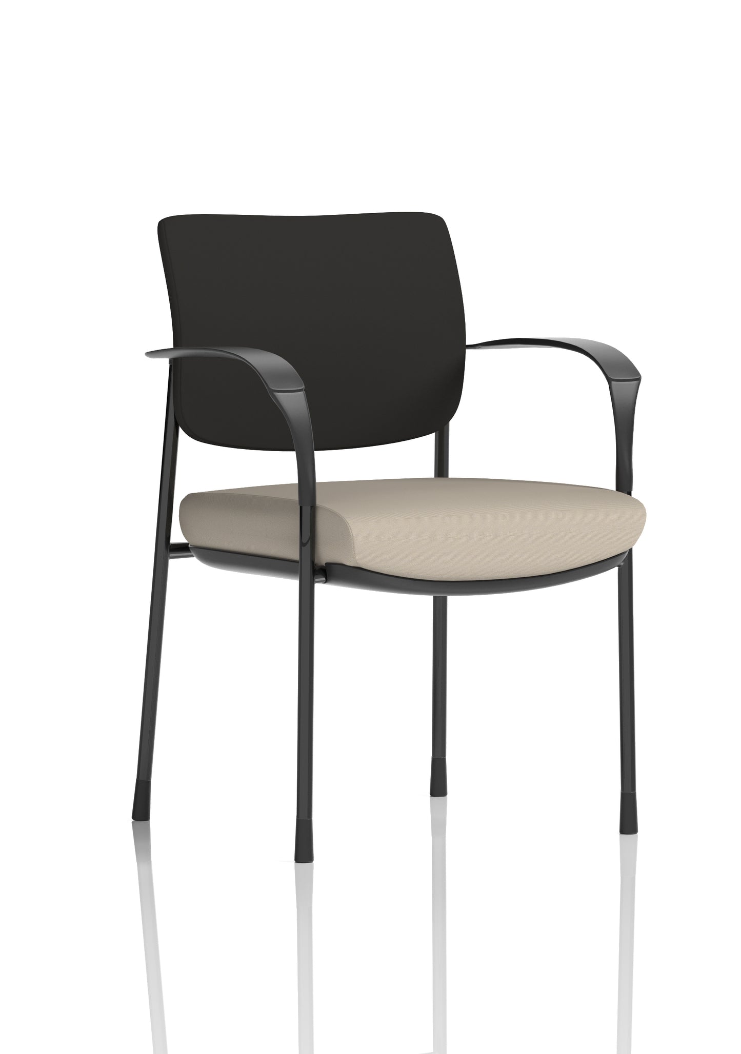 Brunswick Deluxe Medium Back Stacking Visitor Office Chair with Arms (Part 1)