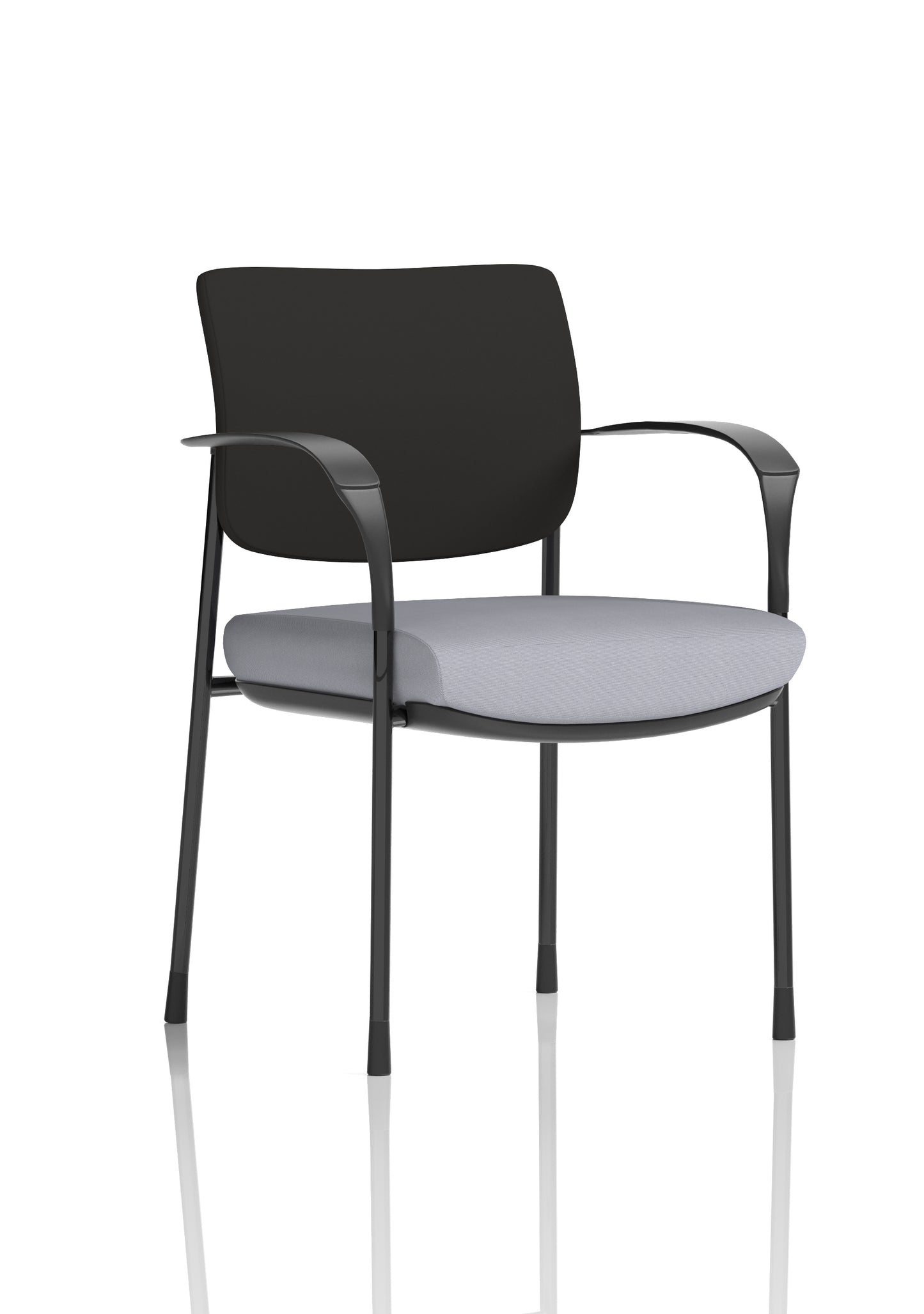 Brunswick Deluxe Medium Back Stacking Visitor Office Chair with Arms (Part 1)